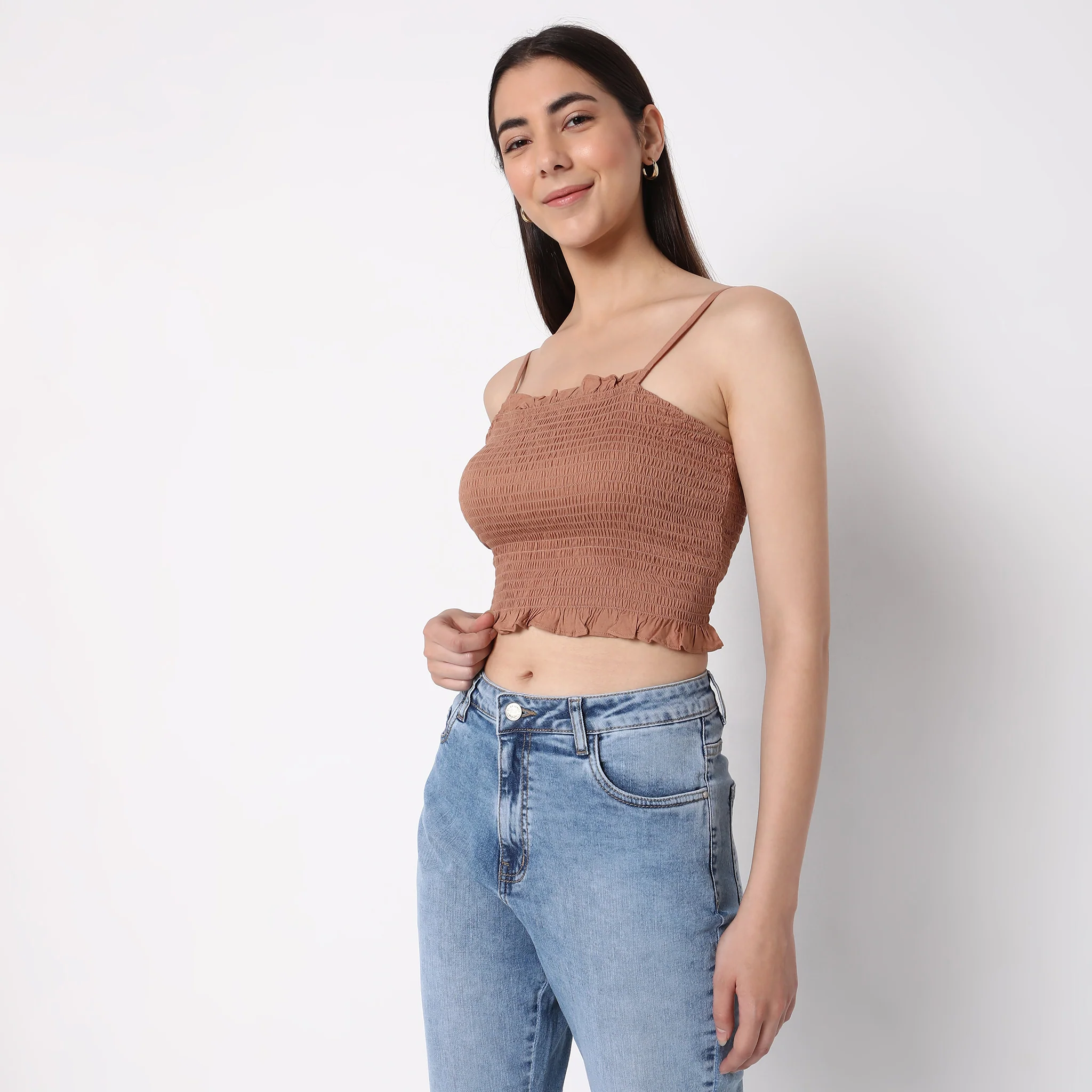 Slim Fit Solid Top - Image 5