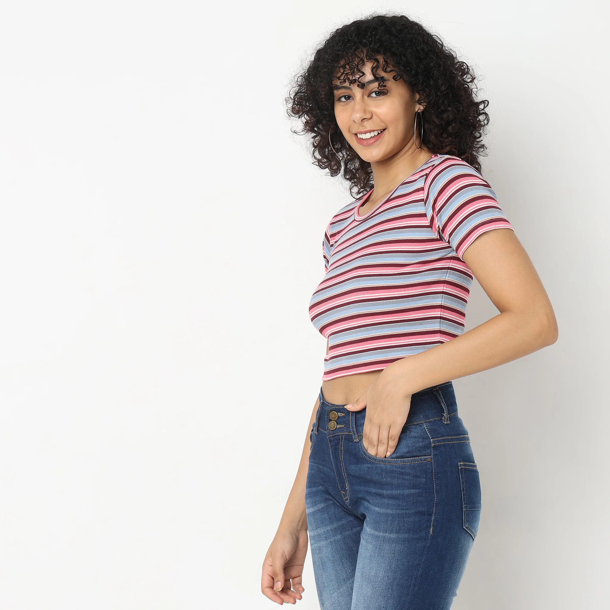 Slim Fit Striped T-Shirt - Image 10