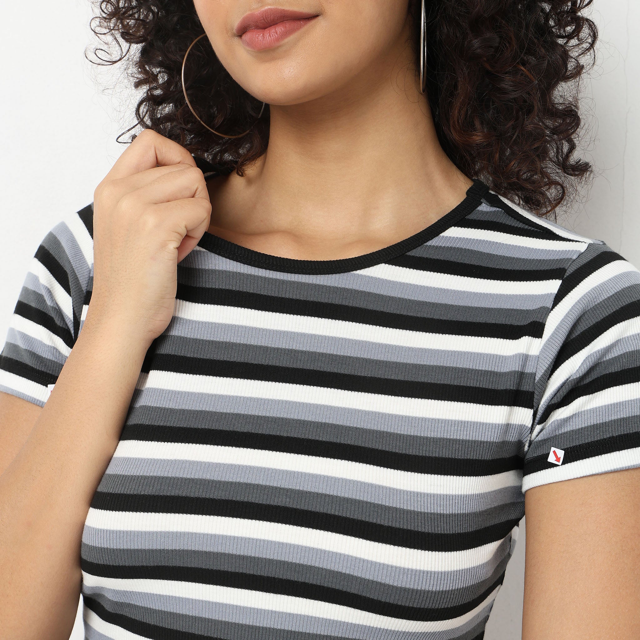 Slim Fit Striped T-Shirt - Image 3