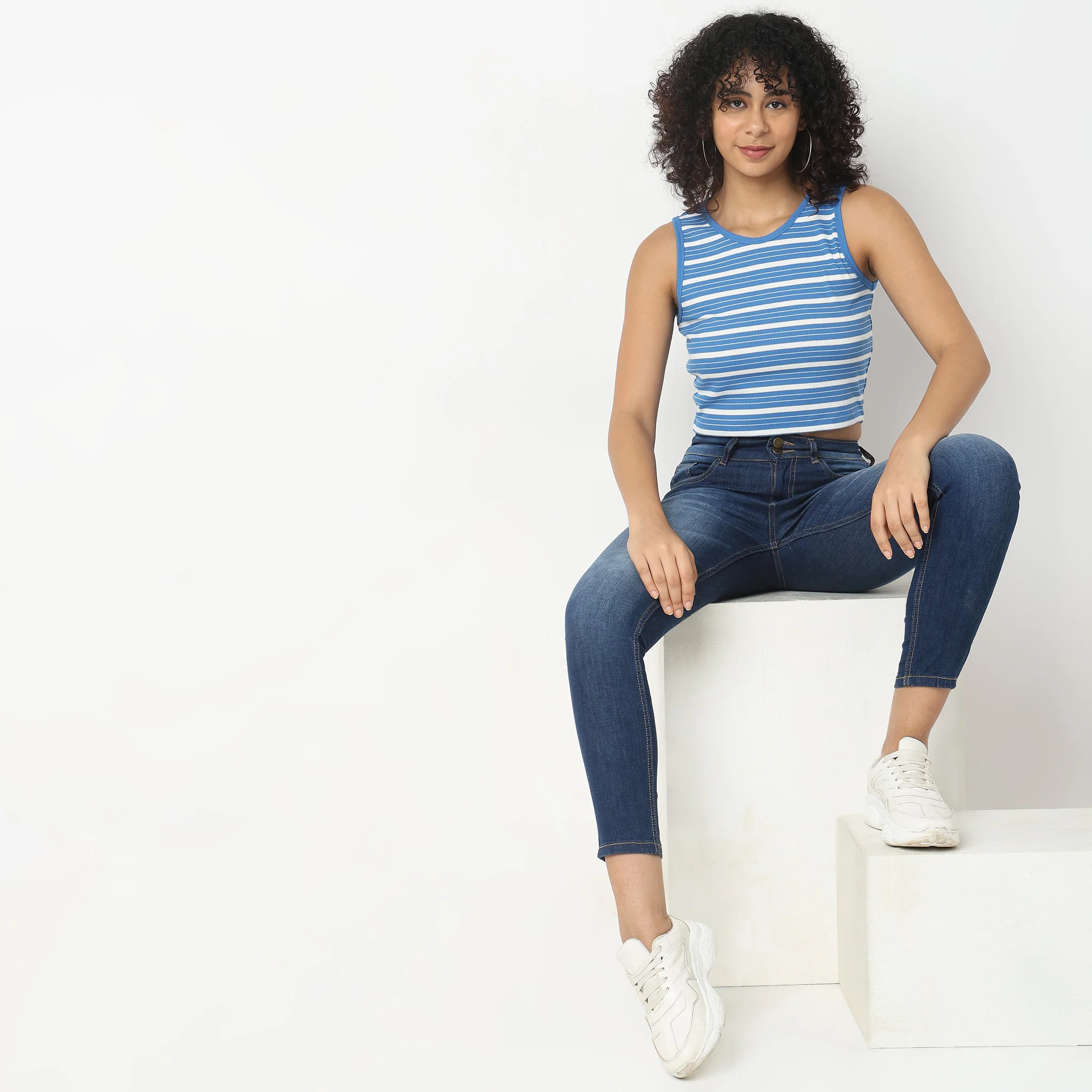 Slim Fit Striped Tank Top - Image 6