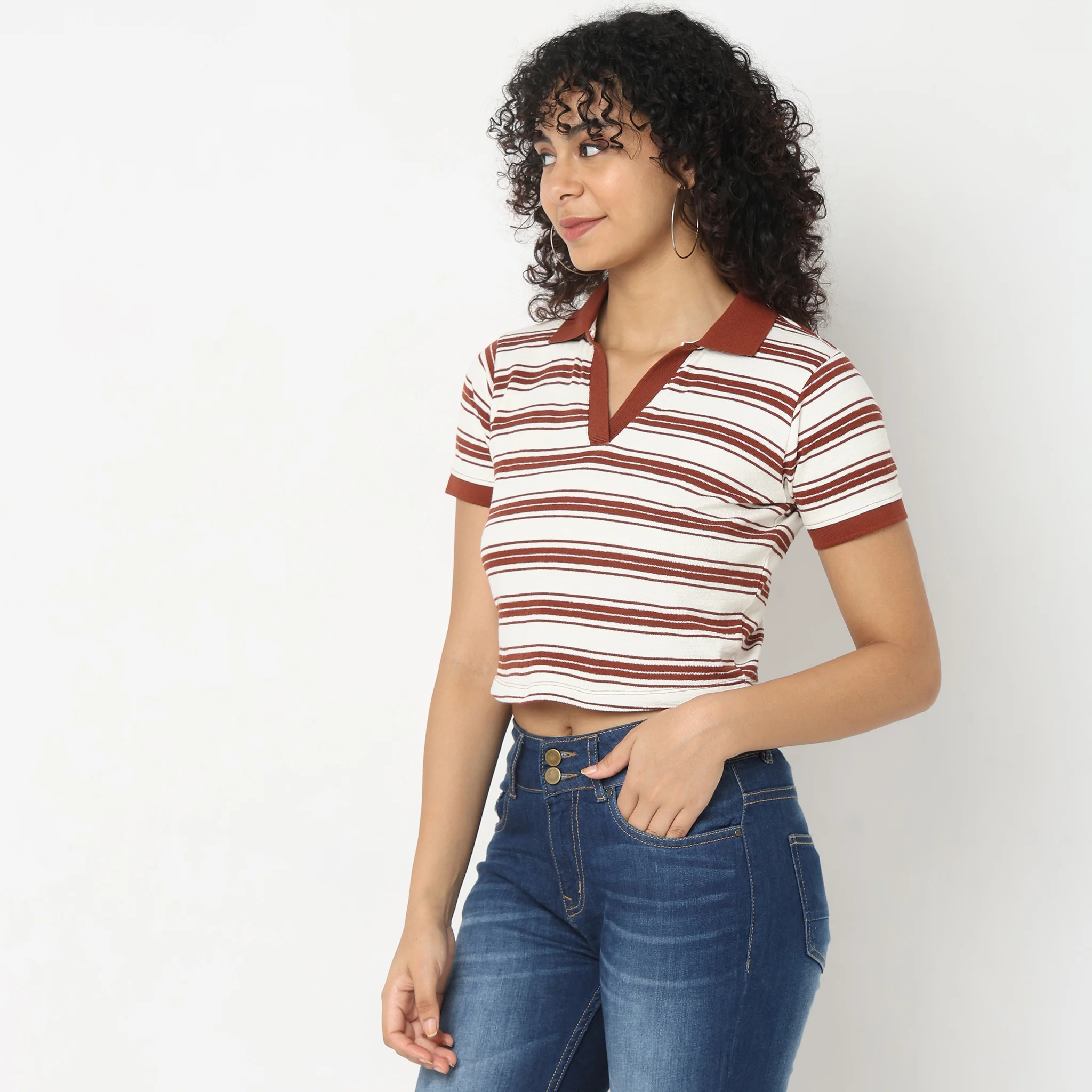 Slim Fit Striped T-Shirt - Image 5