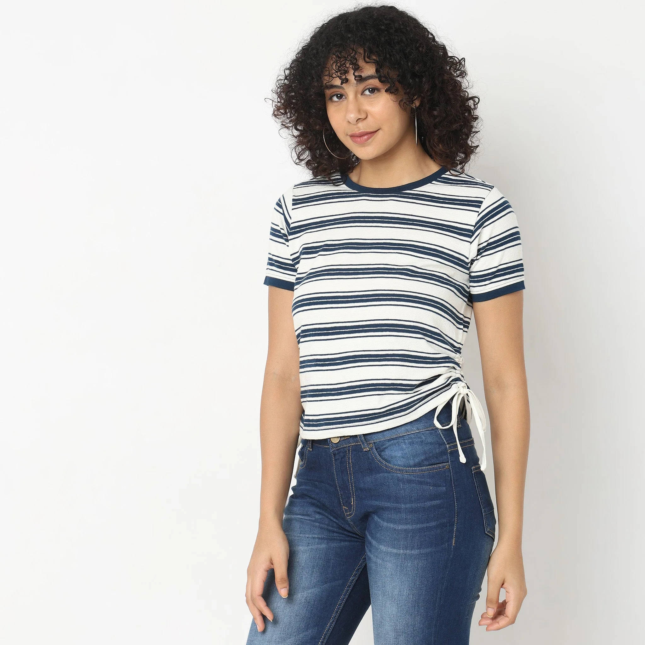 Slim Fit Striped T-Shirt - Image 10