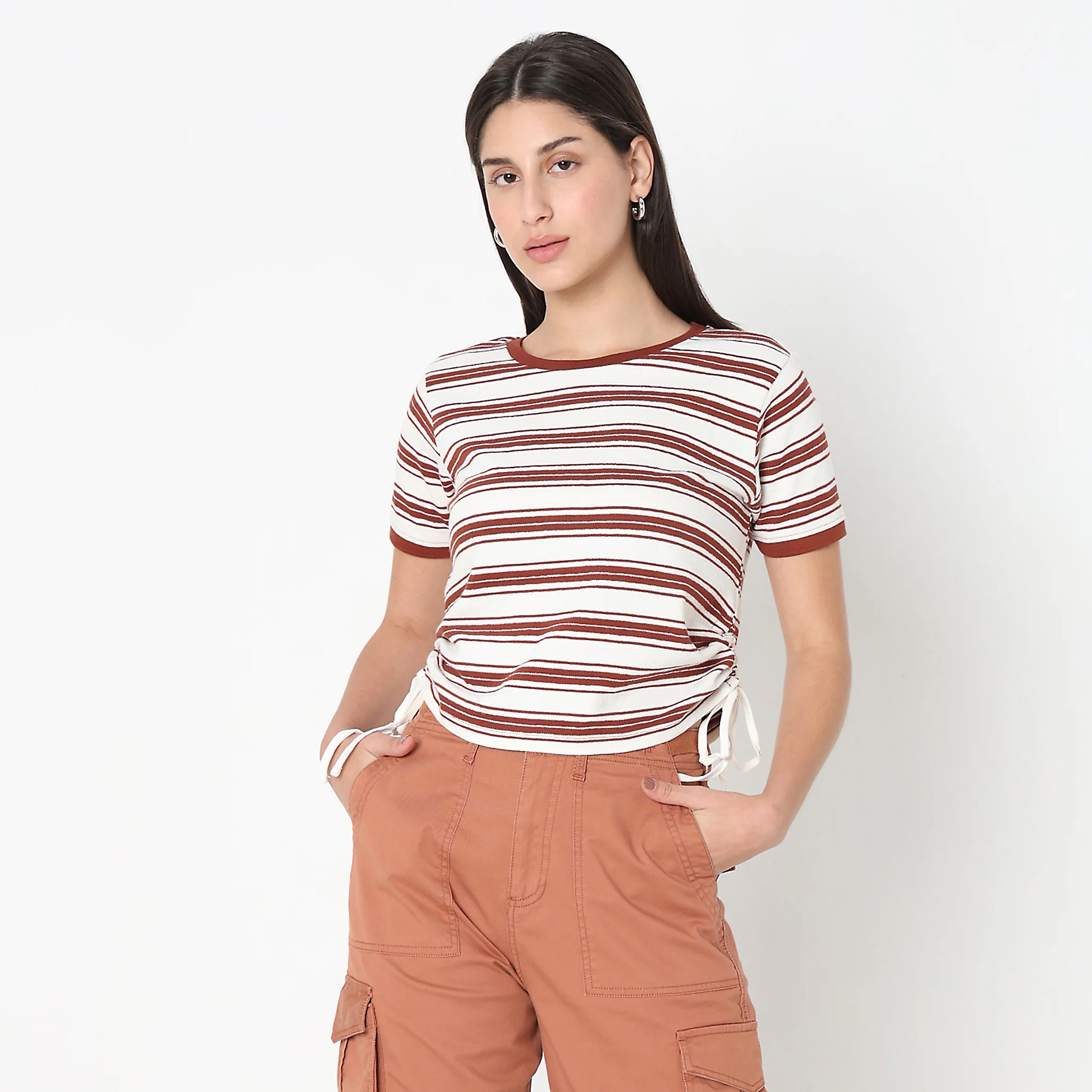 Slim Fit Striped T-Shirt - Image 2