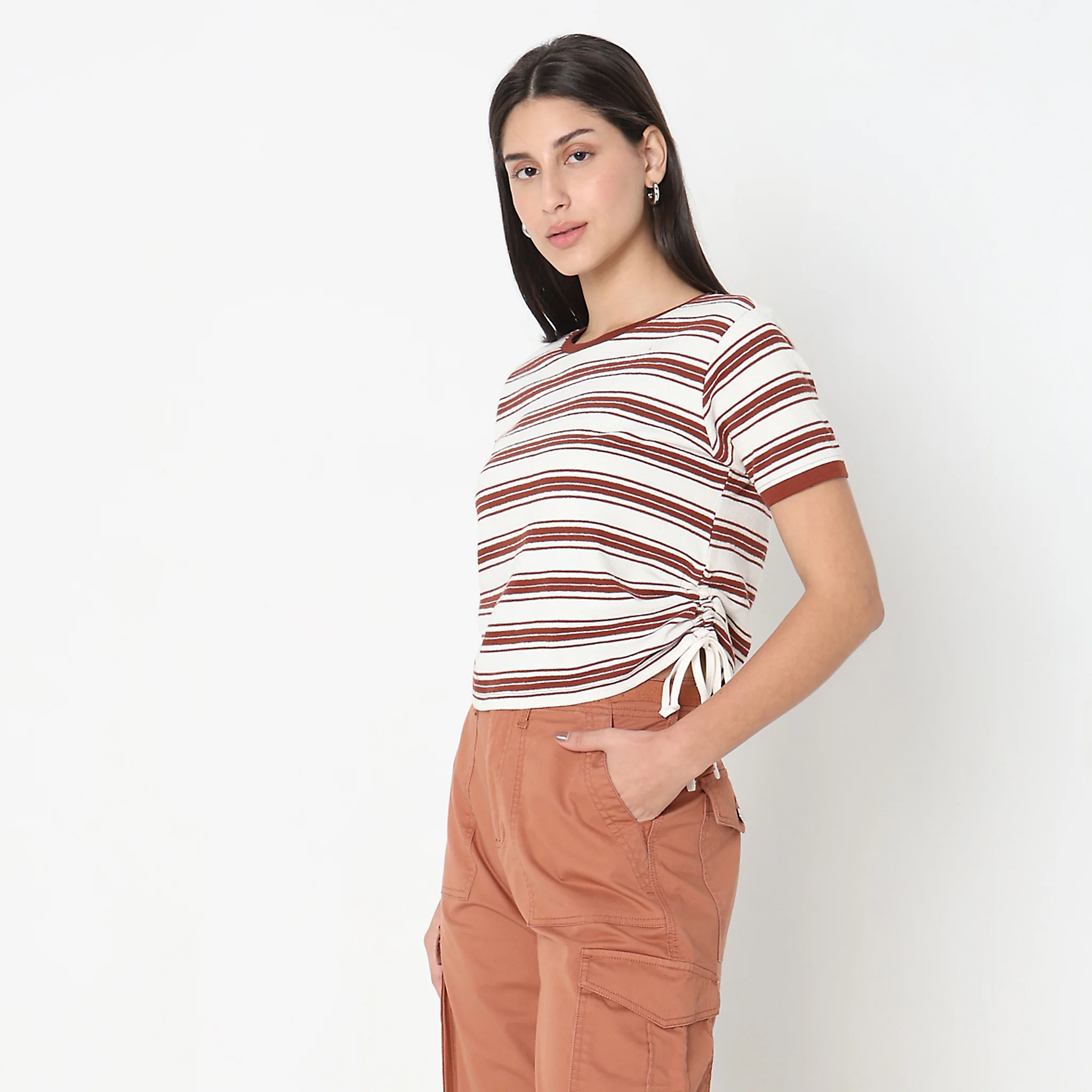 Slim Fit Striped T-Shirt - Image 4