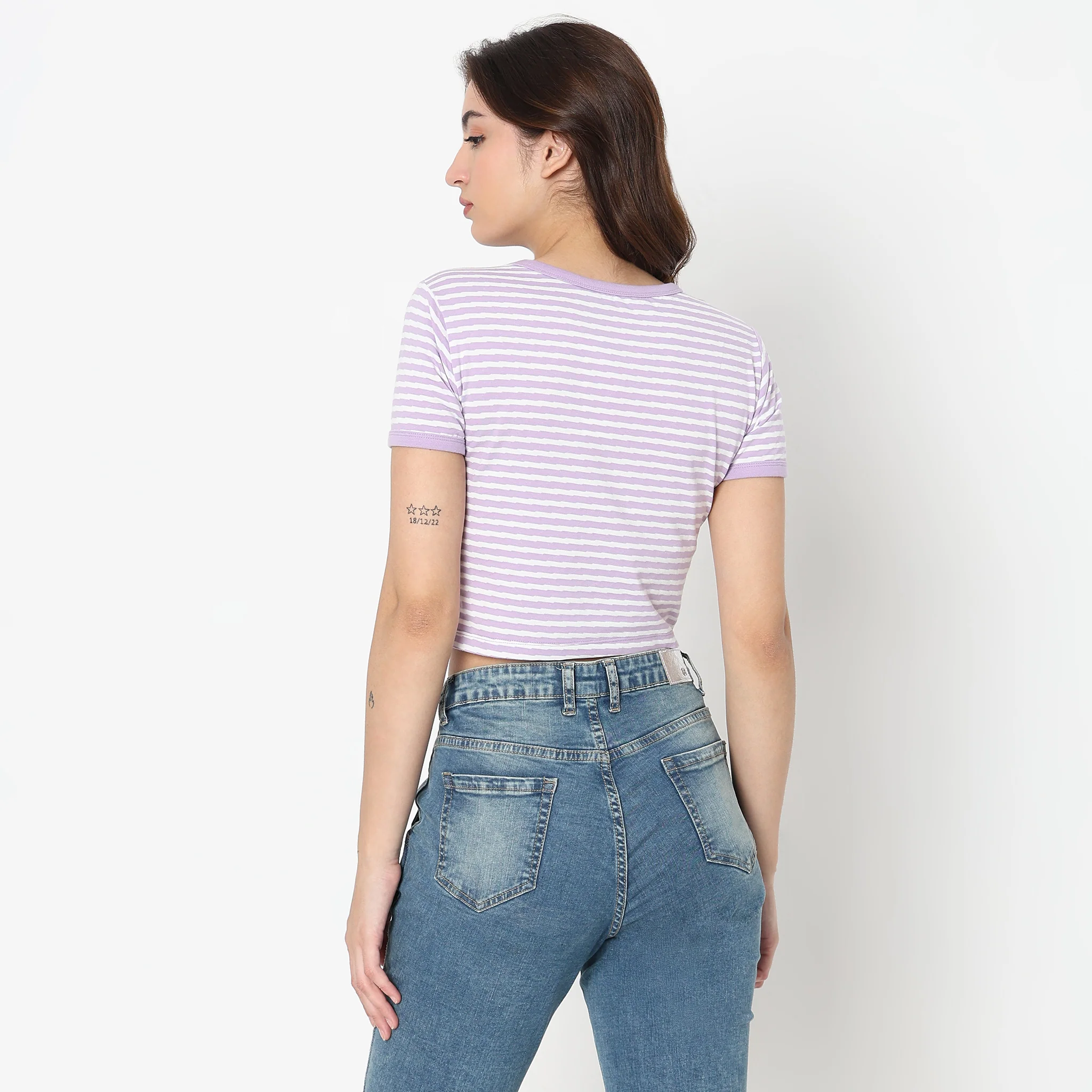 Slim Fit Striped T-Shirt - Image 13