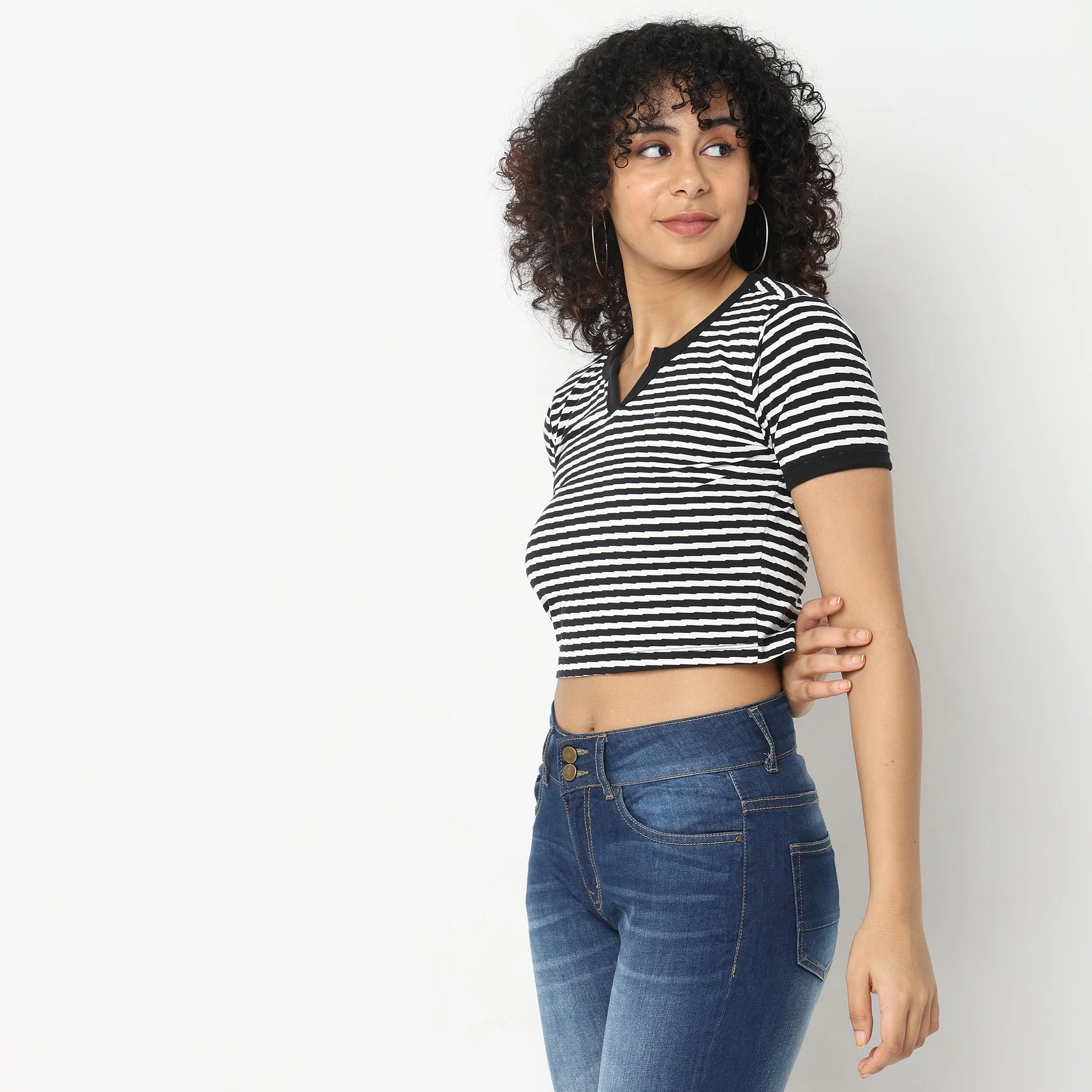 Slim Fit Striped T-Shirt - Image 5