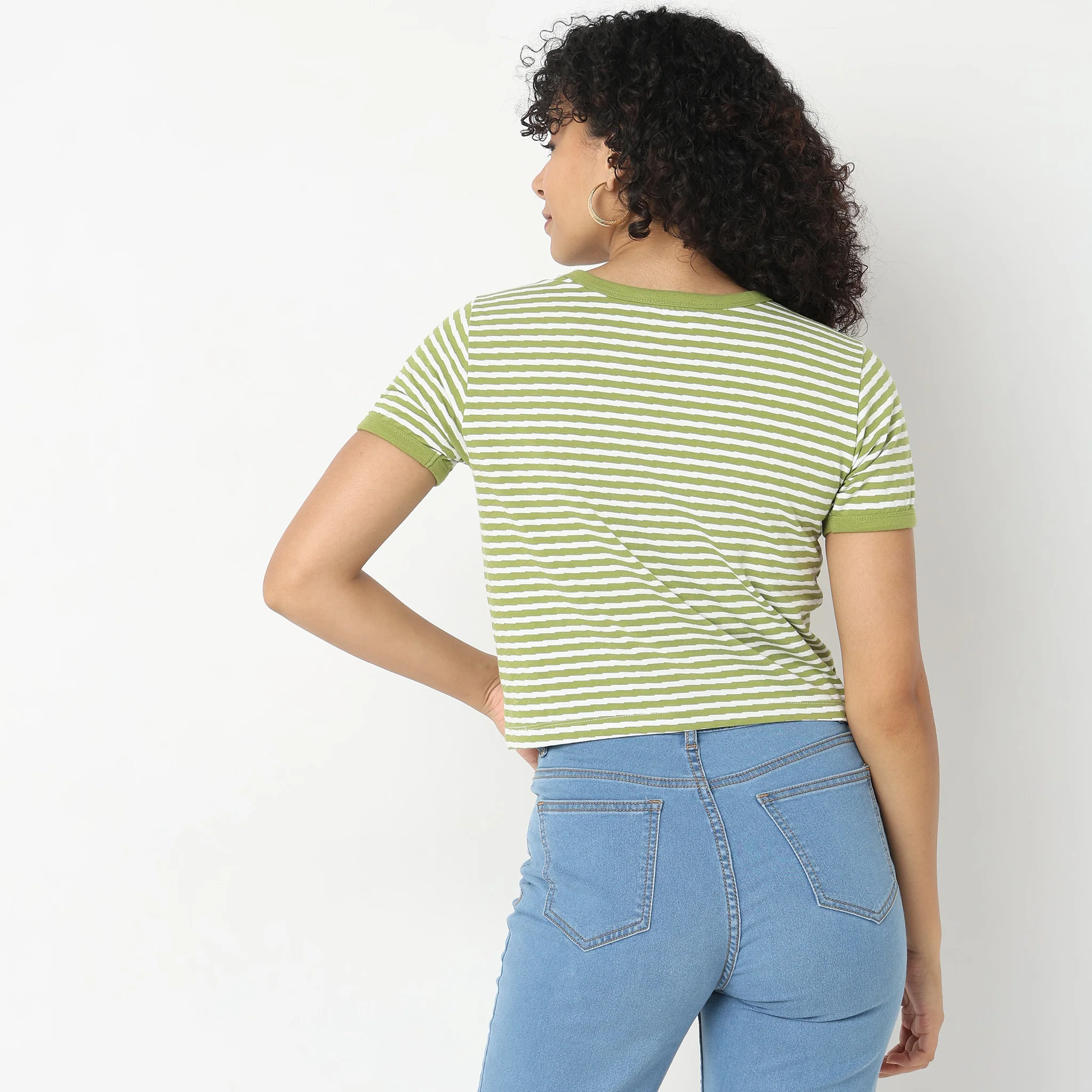 Slim Fit Striped T-Shirt - Image 9