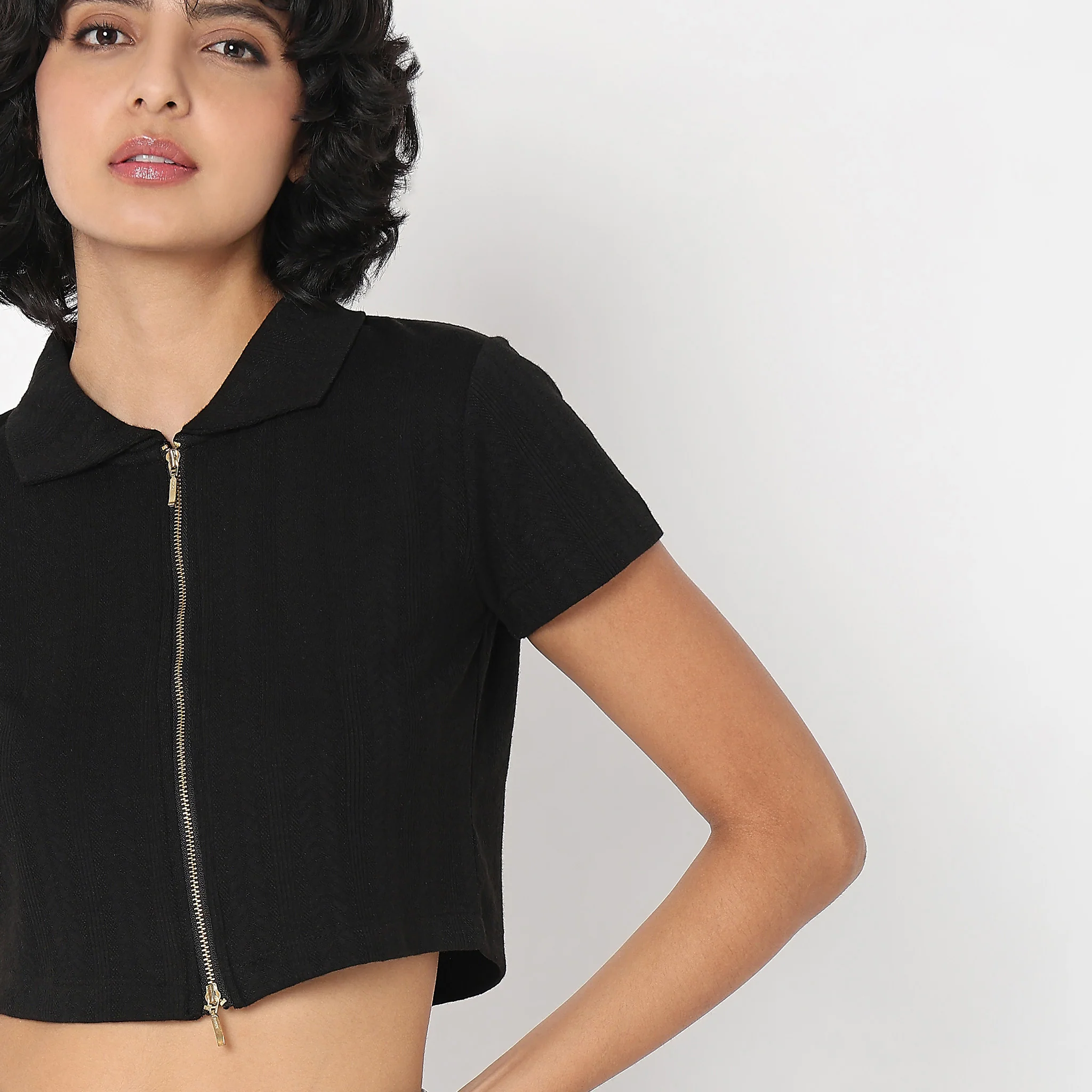 Slim Fit Structured T-Shirt - Image 5