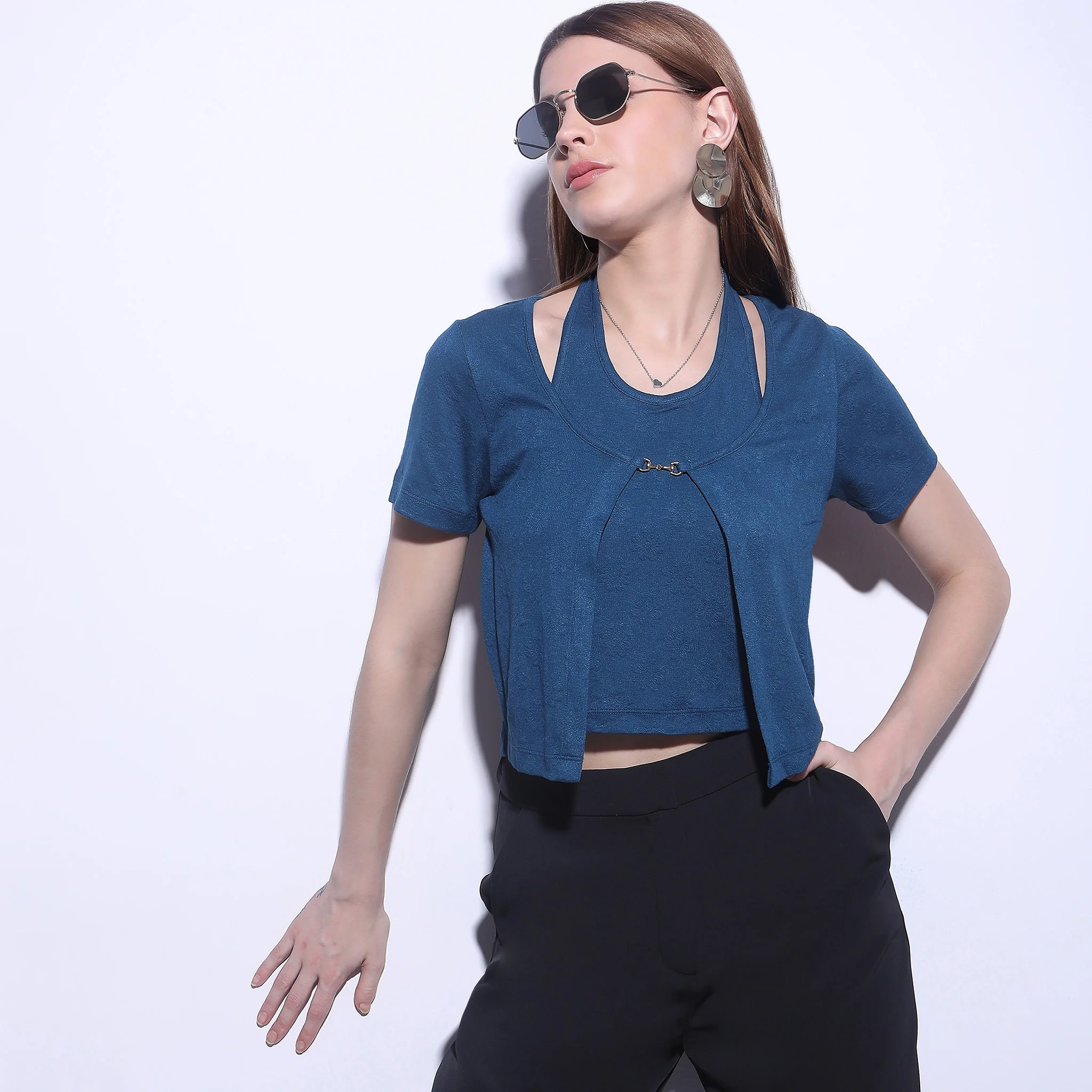 Slim Fit Structured T-Shirt - Image 7