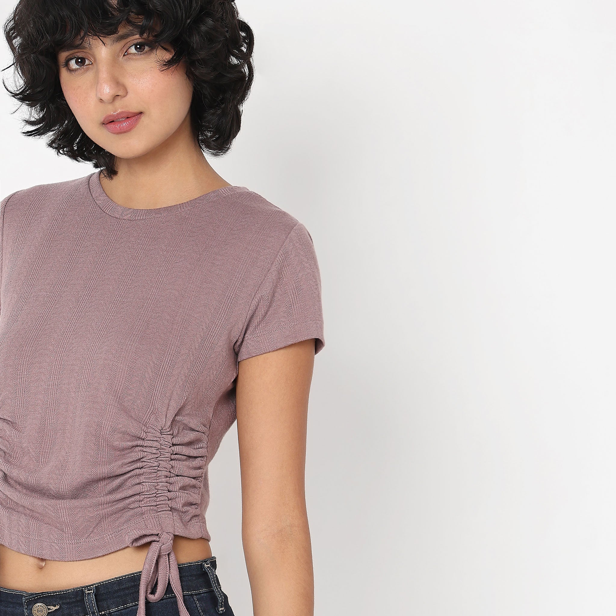 Slim Fit Structured Top - Image 4