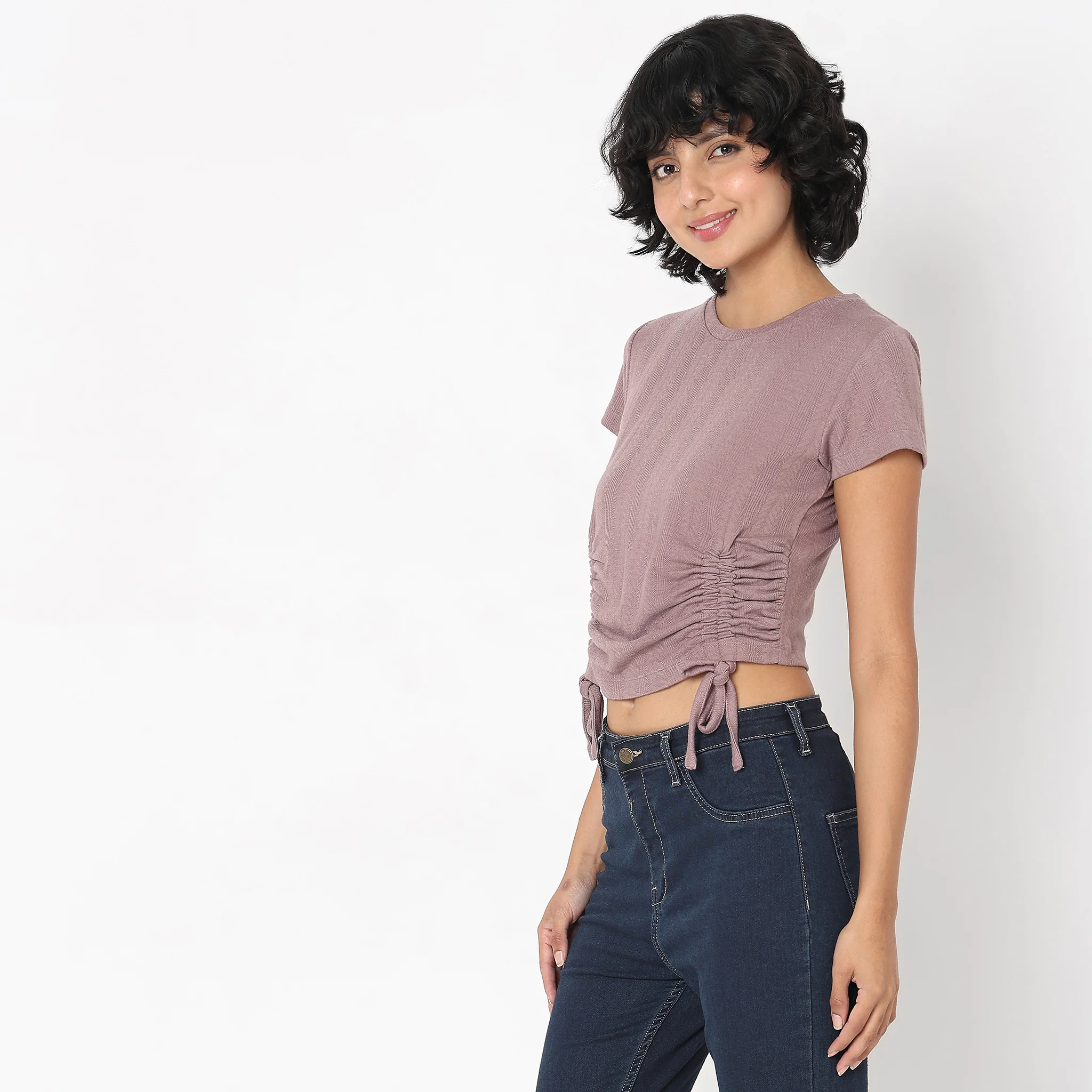 Slim Fit Structured Top - Image 5