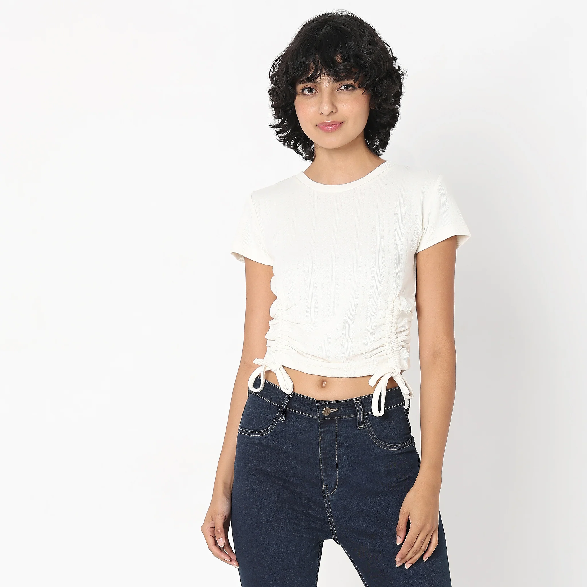 Slim Fit Structured Top - Image 7