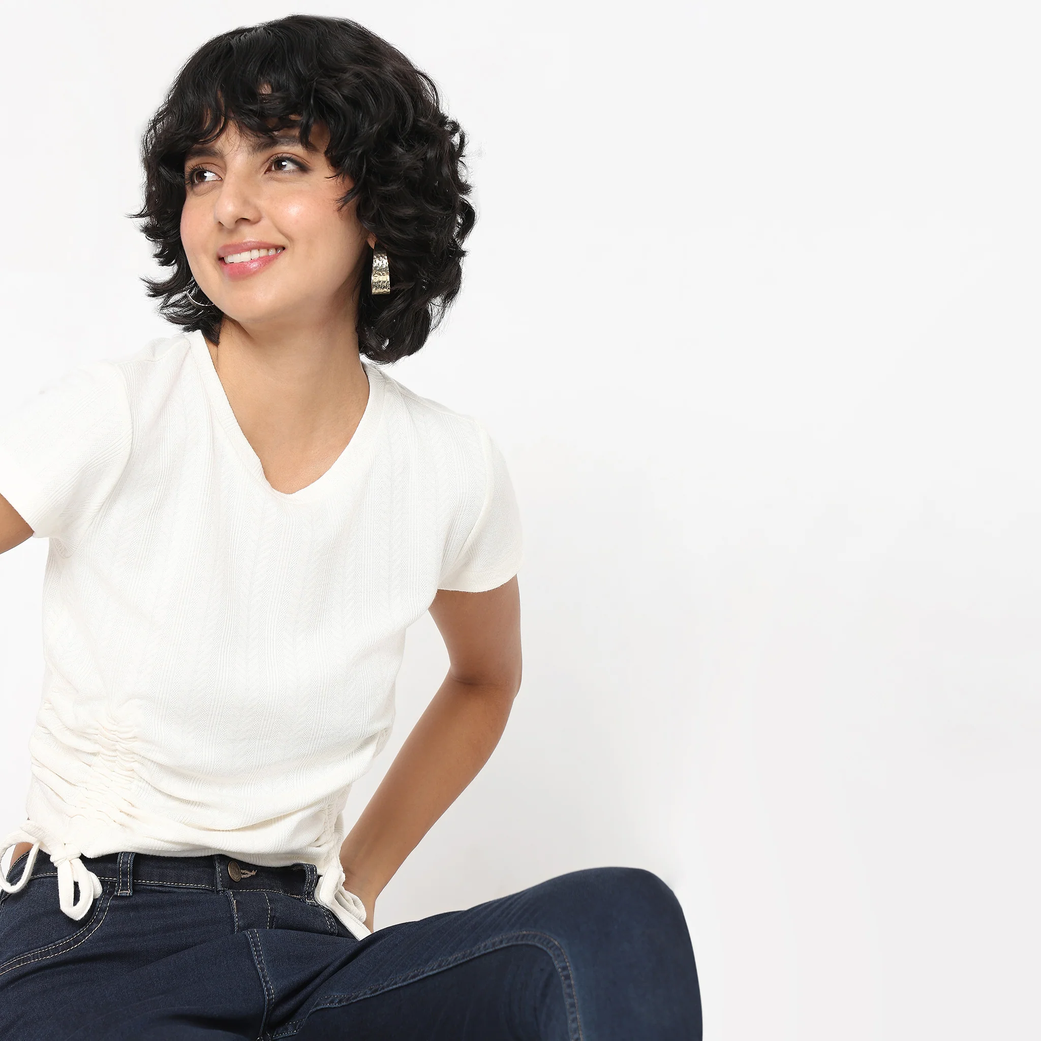 Slim Fit Structured Top - Image 9