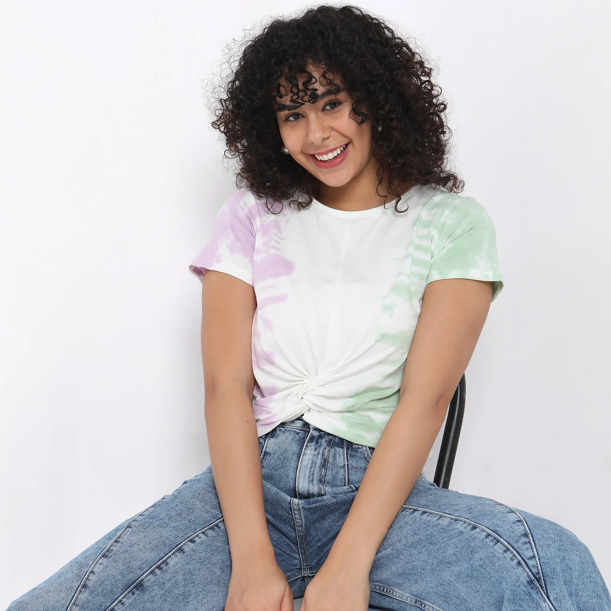 Slim Fit Tie - Dye T-Shirt - Image 2