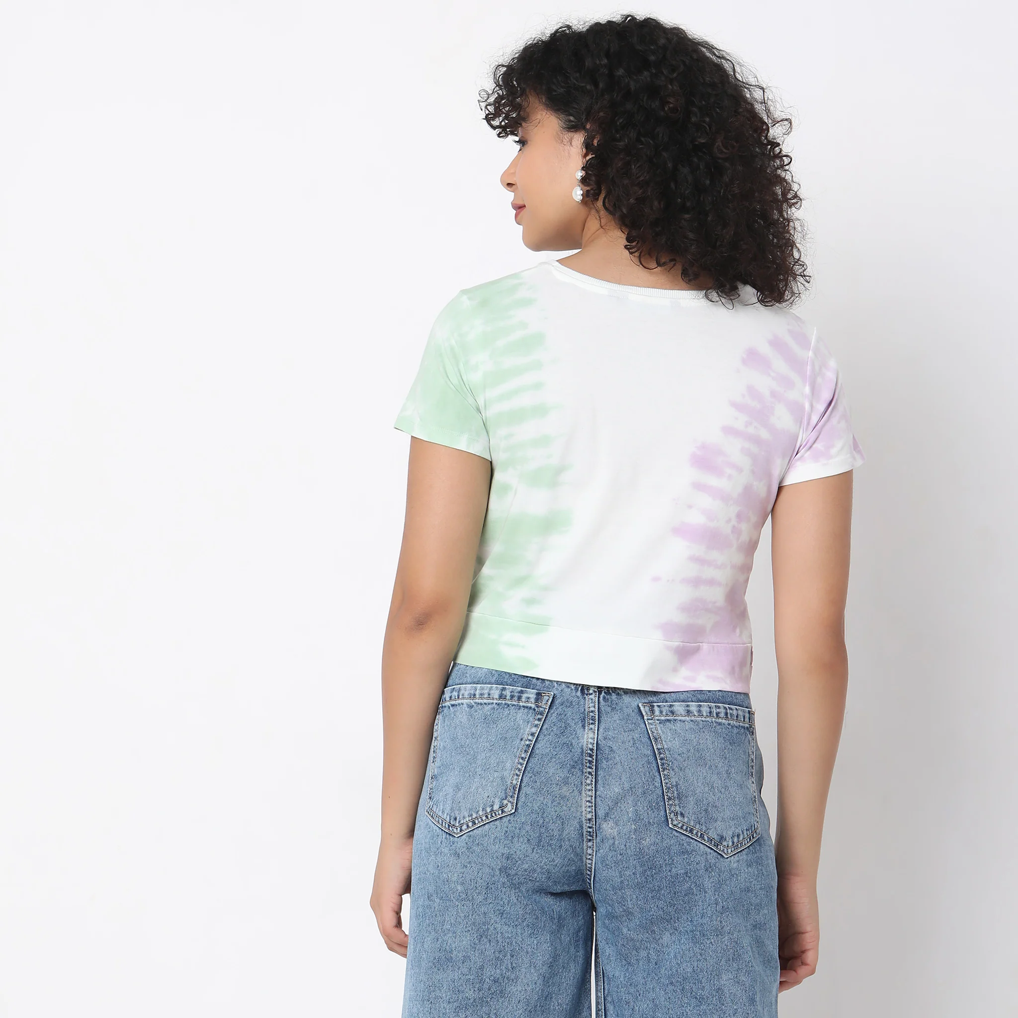 Slim Fit Tie - Dye T-Shirt - Image 3