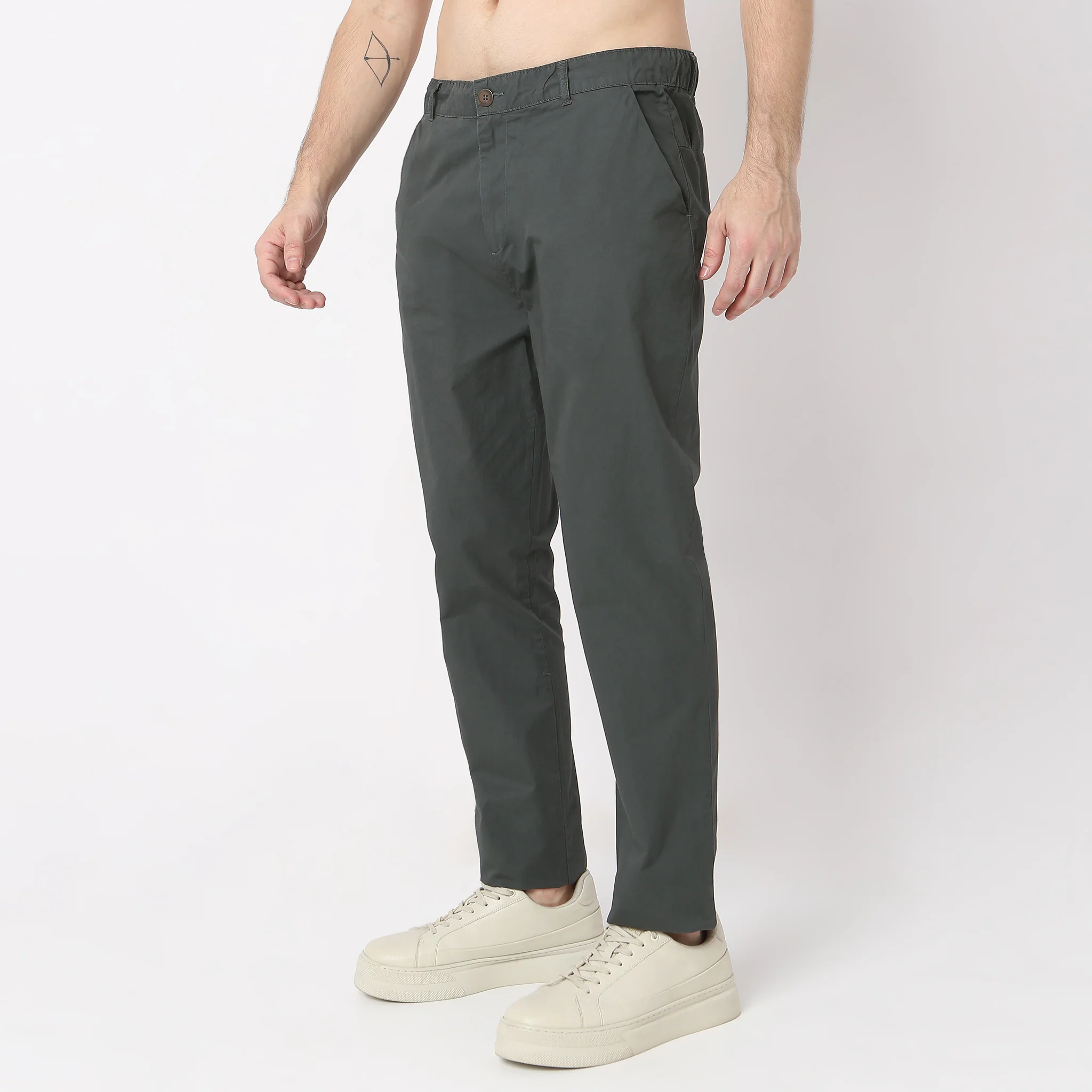 Brunch Pantsᵉˣ - Lounge pants Modern Elasticated Waistband Ankle Length 100% Cotton - Image 19