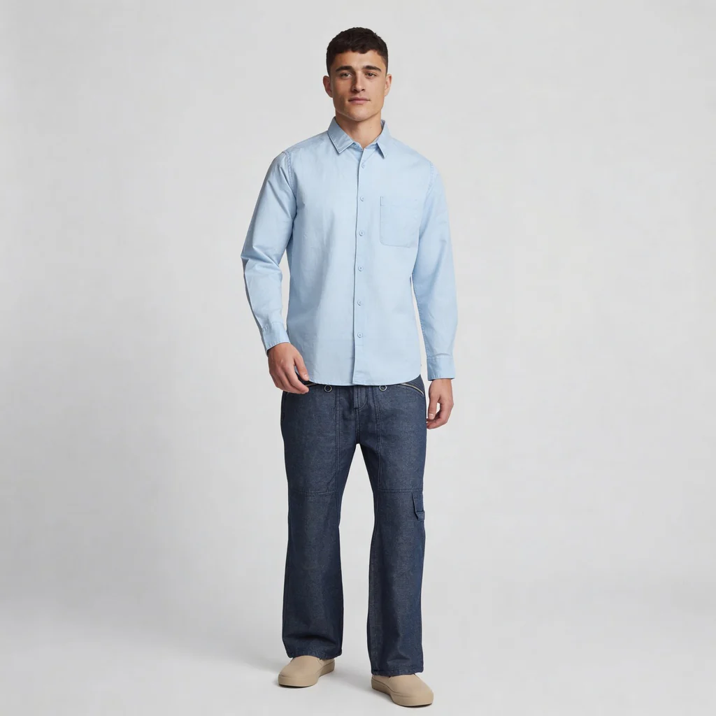 LininįµĖ£ - Linen Enriched Fine Natural Blend Shirts Solid Full Sleeve Shirts - Image 31