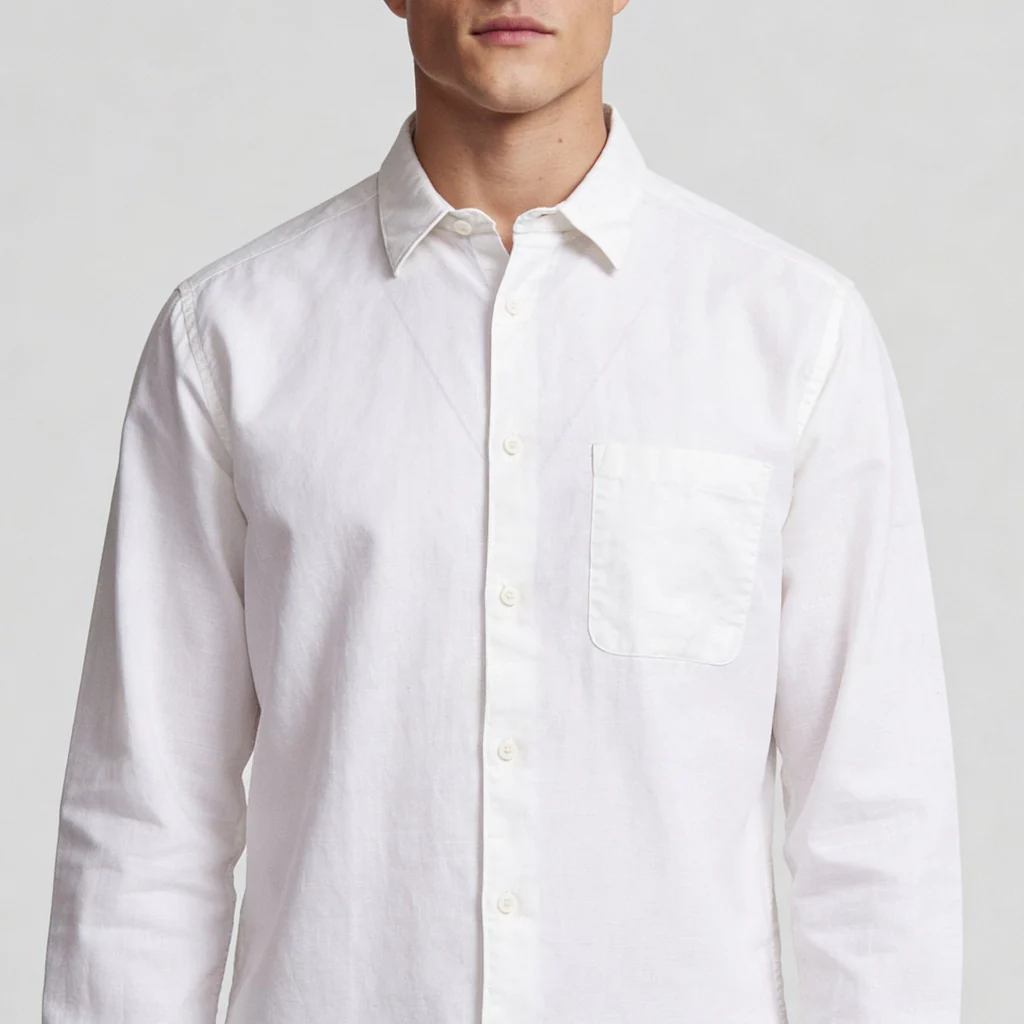 LininįµĖ£ - Linen Enriched Fine Natural Blend Shirts Solid Full Sleeve Shirts - Image 39