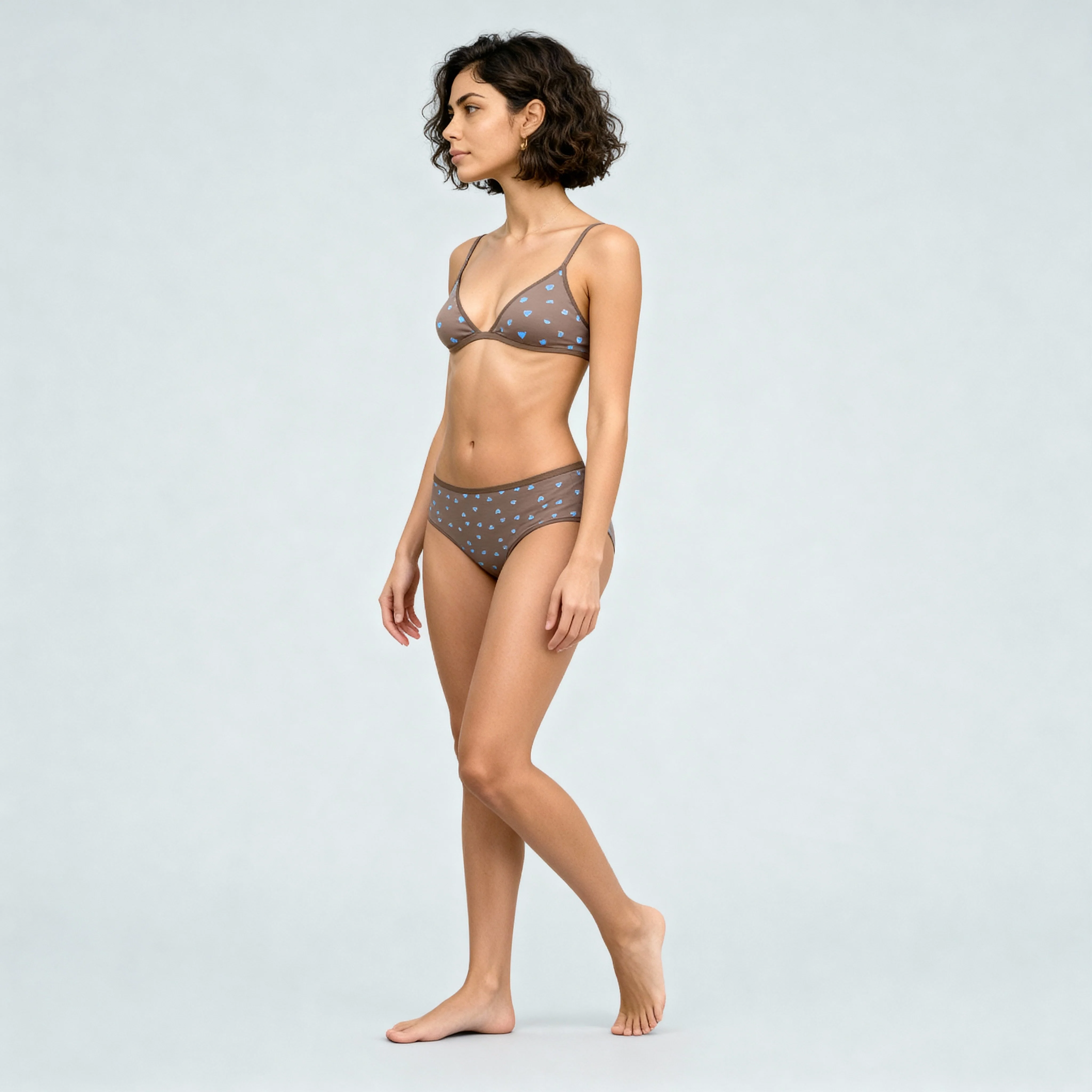 Soft and Comfy Heart Printed Hipster Panties - Pack of 3 - Image 2
