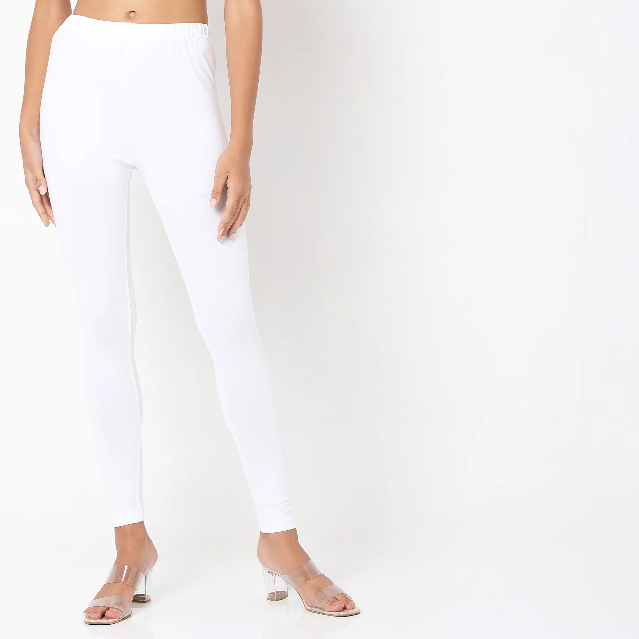 Ankle Length Slim Fit Leggings - Image 12
