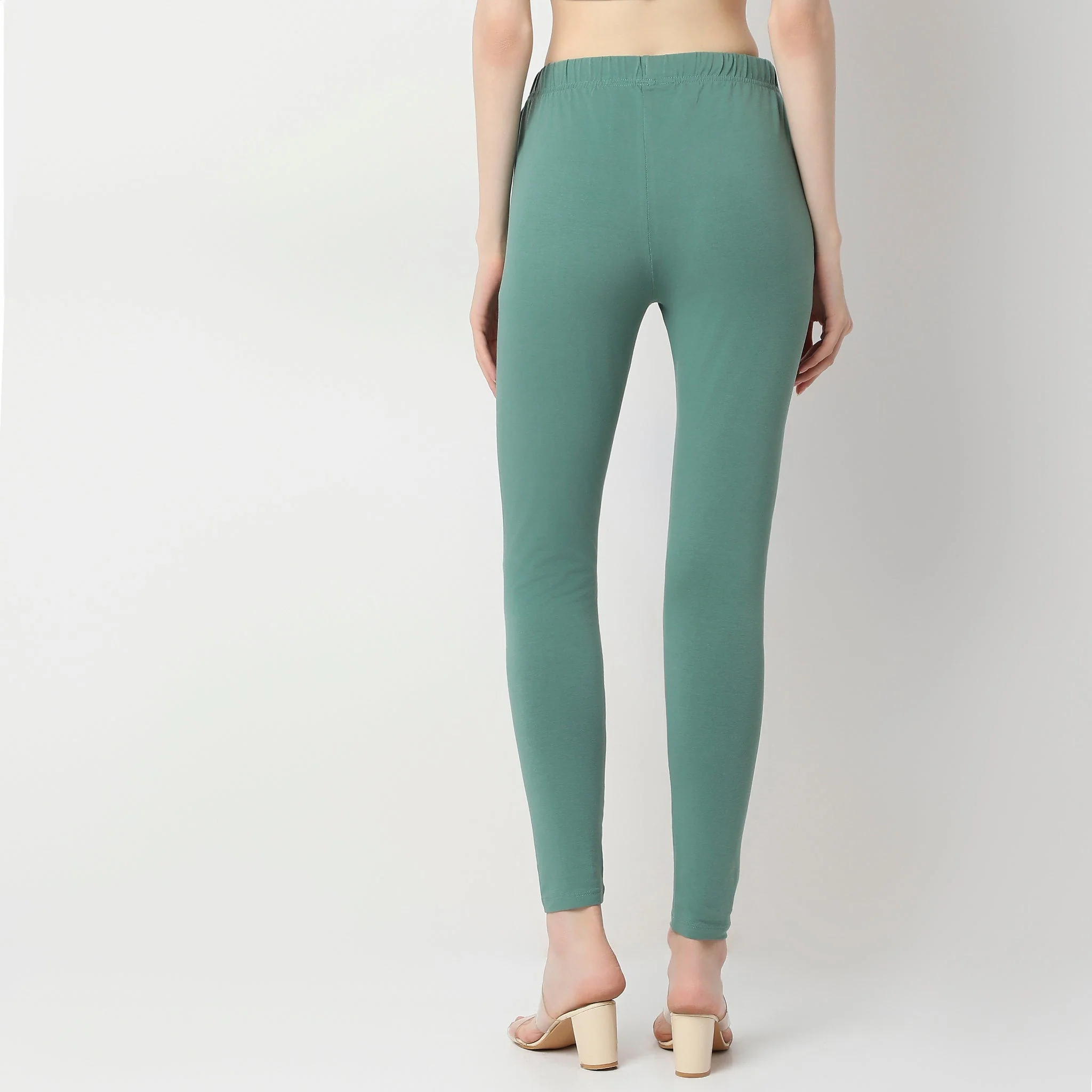 Ankle Length Slim Fit Leggings - Image 28