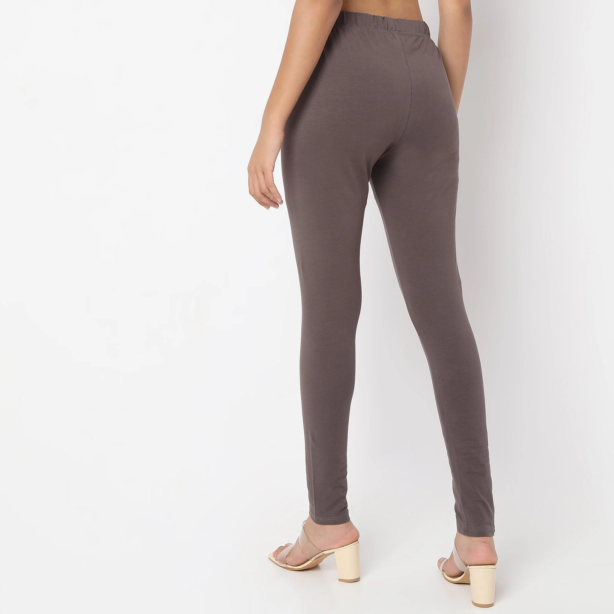 Ankle Length Slim Fit Leggings - Image 33