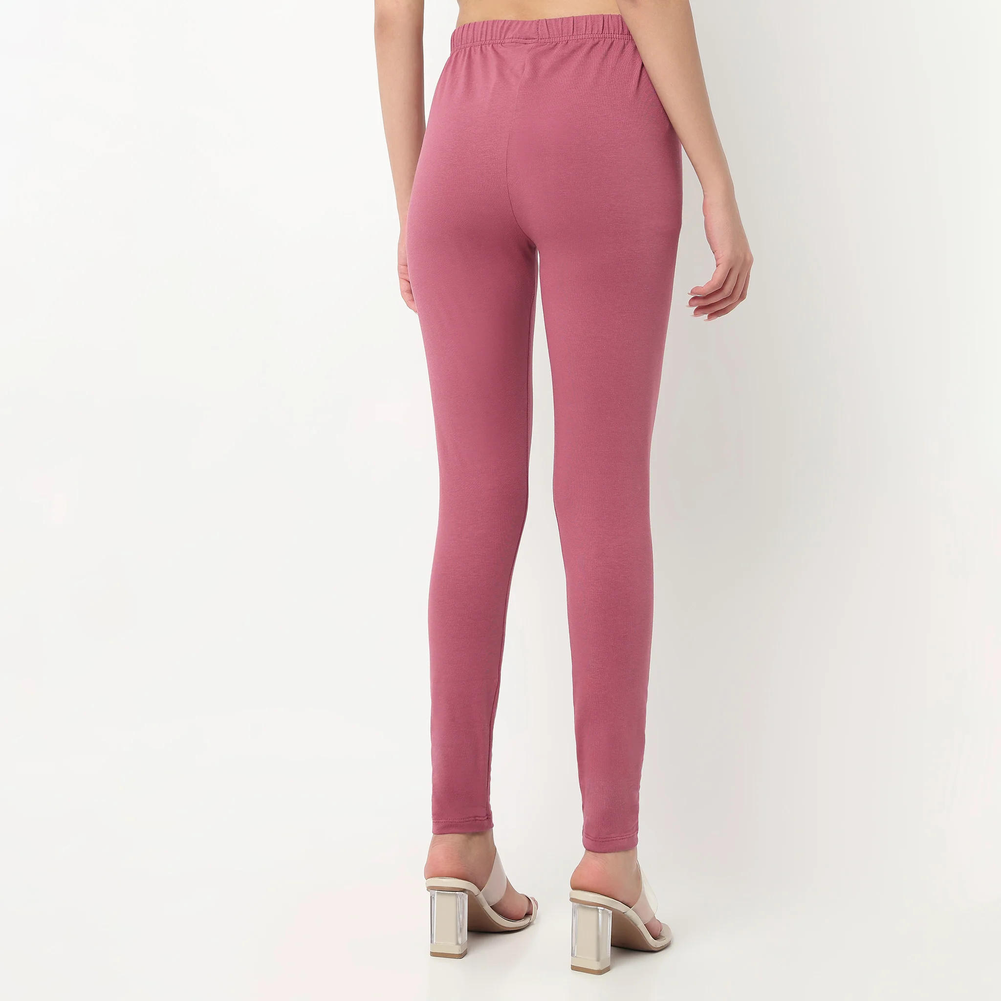 Ankle Length Slim Fit Leggings - Image 53