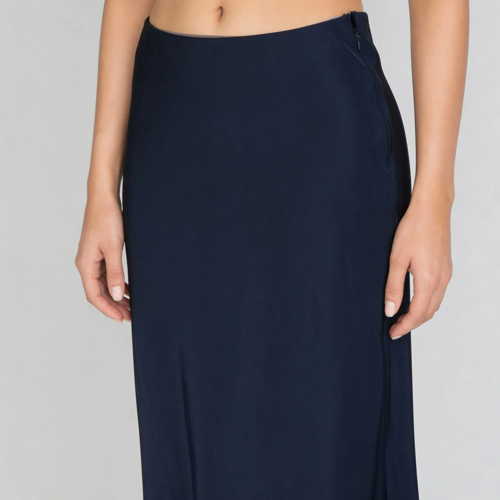Solid Ankle Length Flare Skirt - Image 4