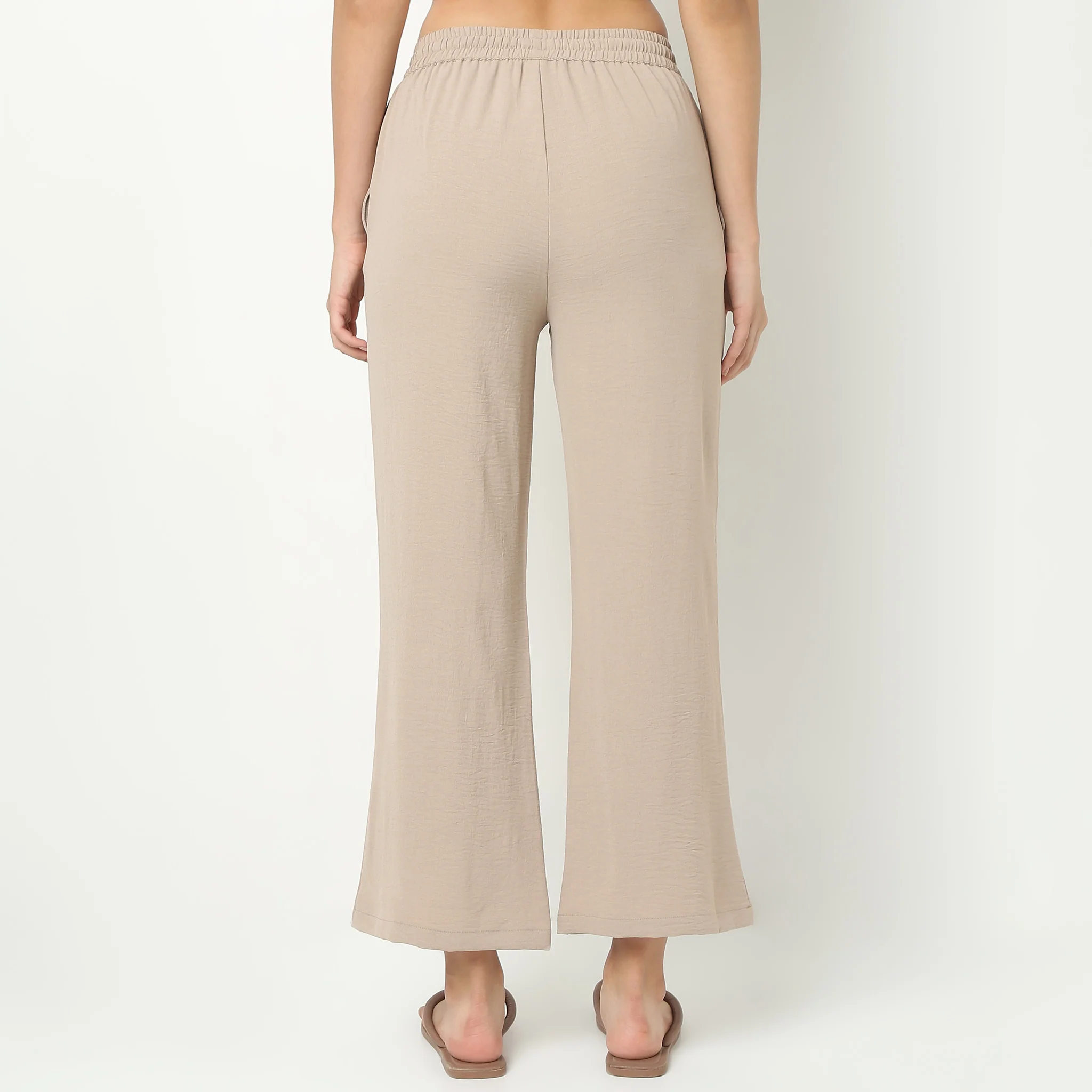 Solid Loungewear Palazzos - Image 8