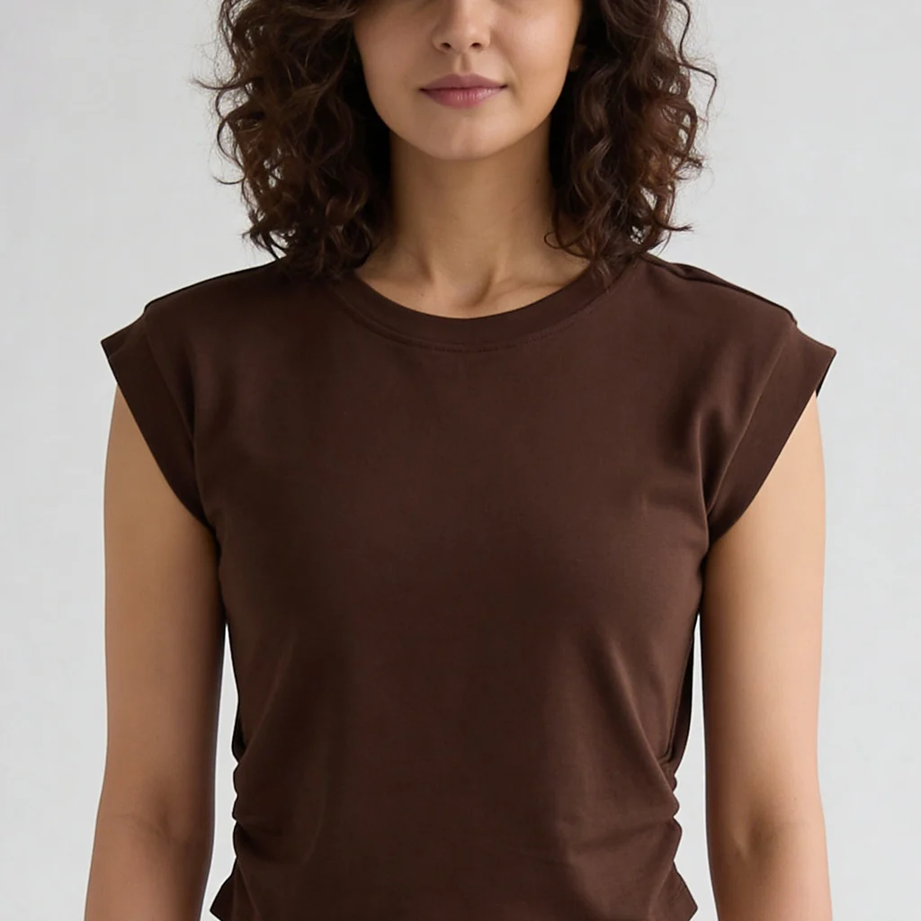 Solid Crew Neck T-Shirt - Image 4