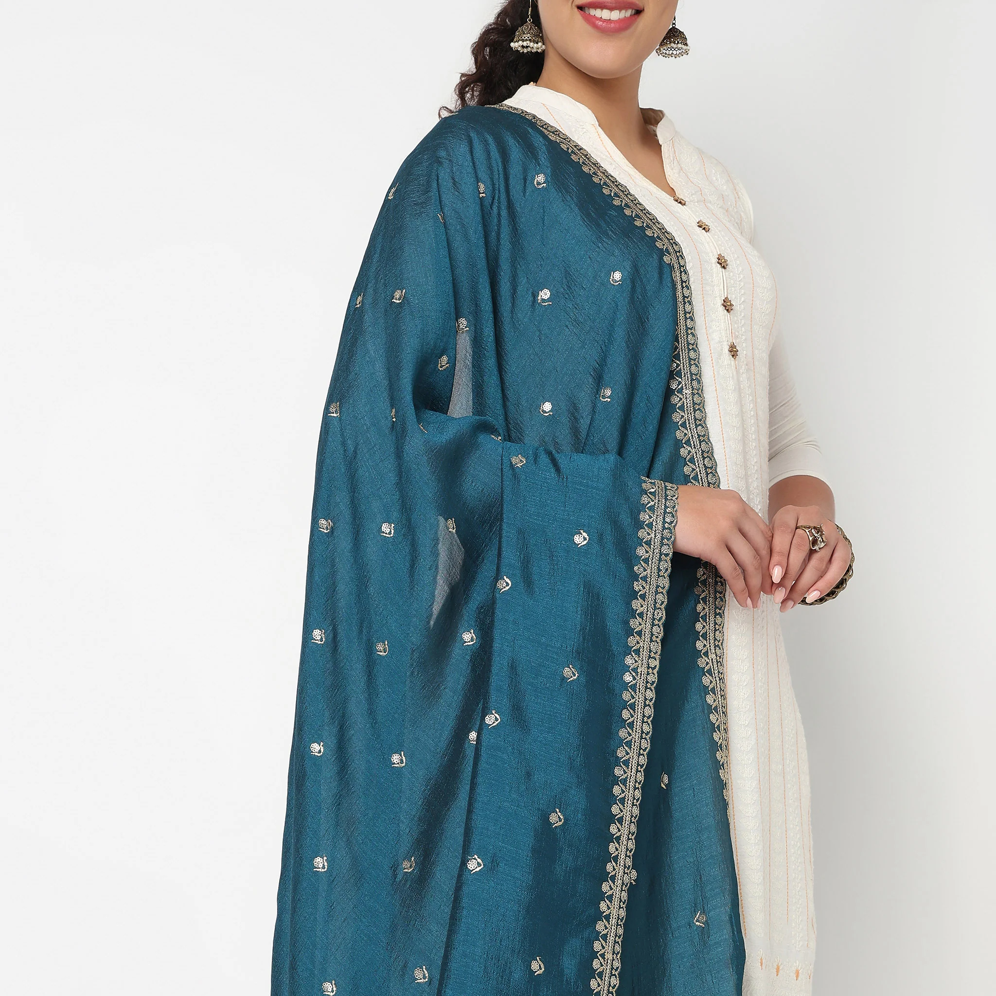 Solid Fashion Dupatta - Image 6
