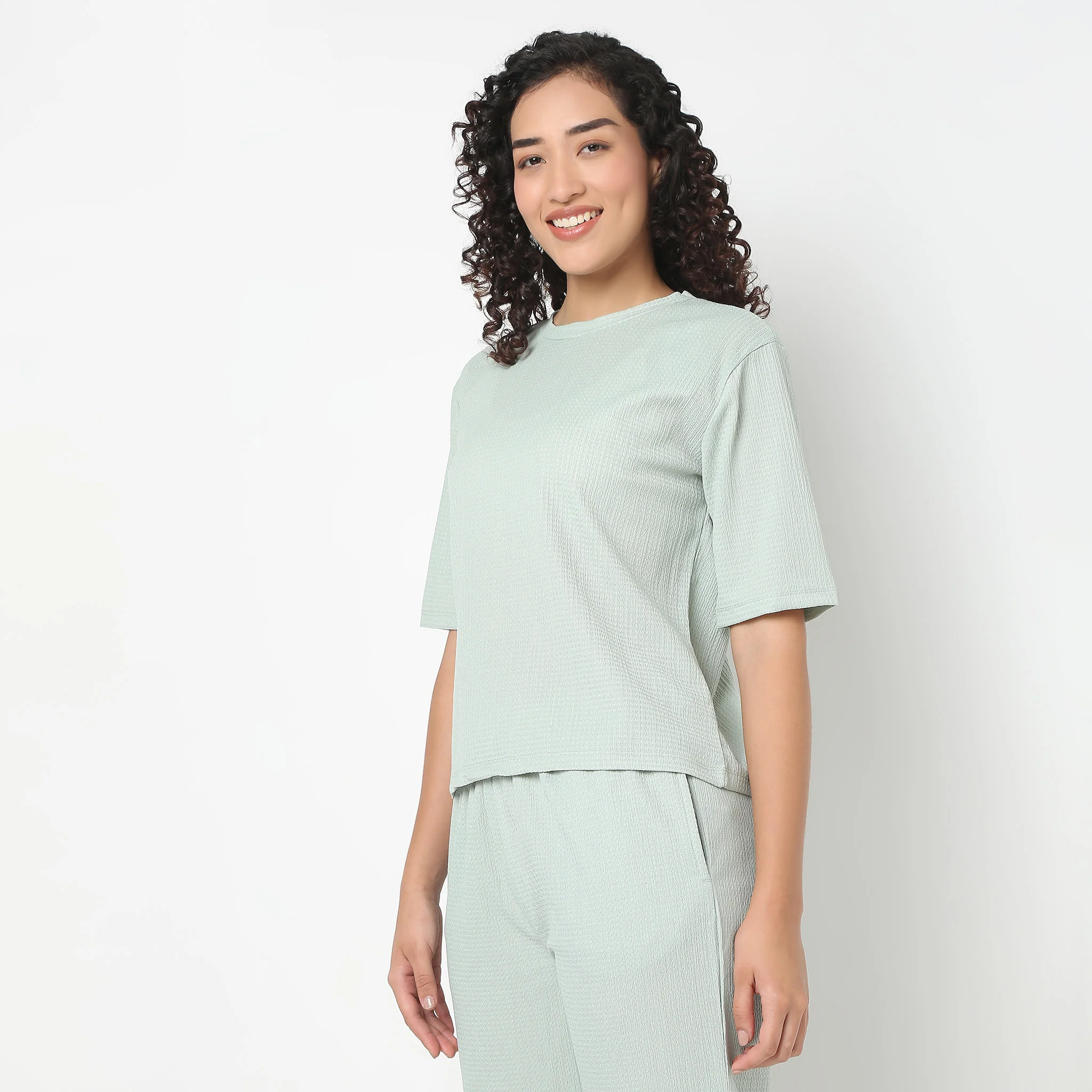 Solid Fashion Loungewear Top - Image 10