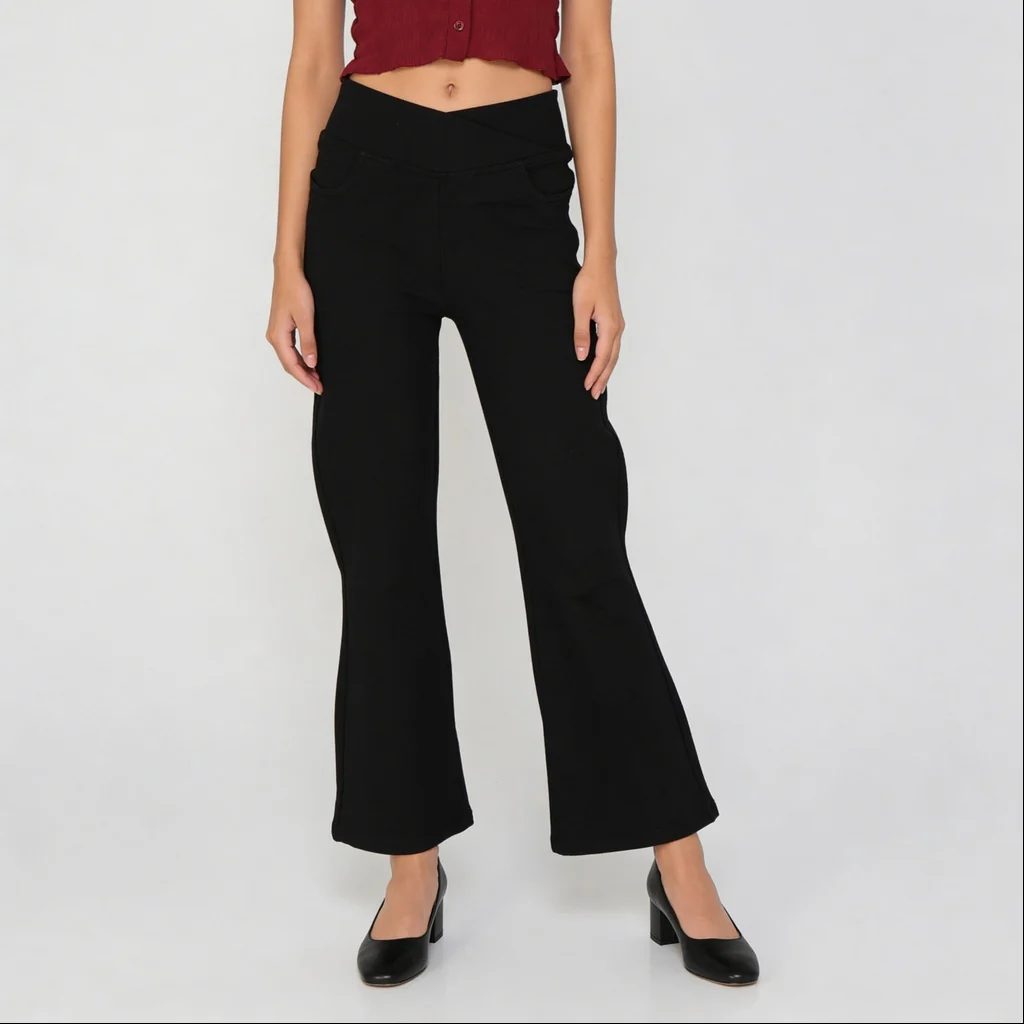 Solid Full-Length All-Day Comfort Boot Cut Jeans - Image 7