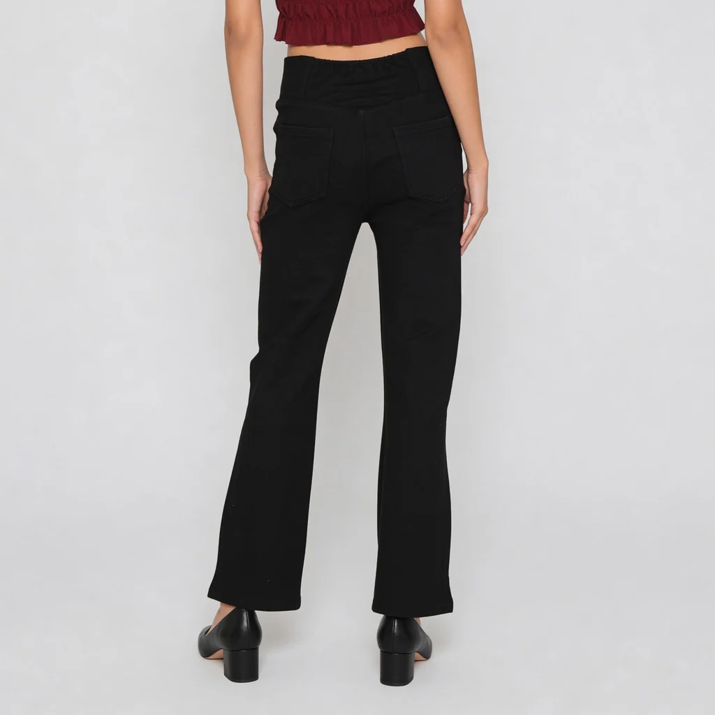 Solid Full-Length All-Day Comfort Boot Cut Jeans - Image 8