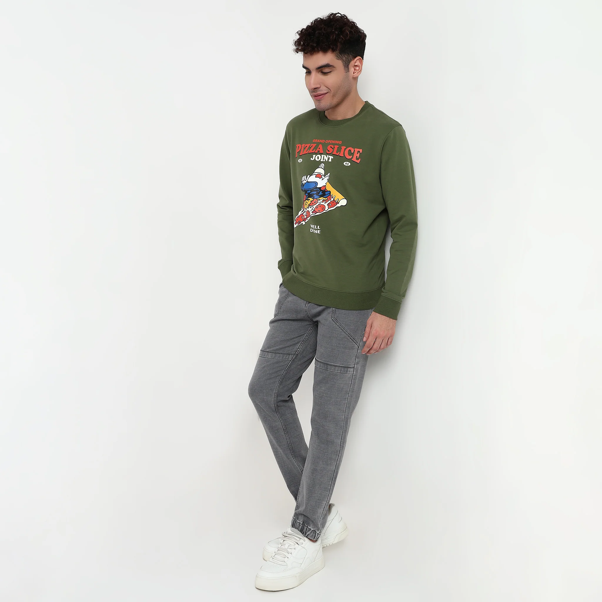 Solid Jogger Fit Jeans - Image 6