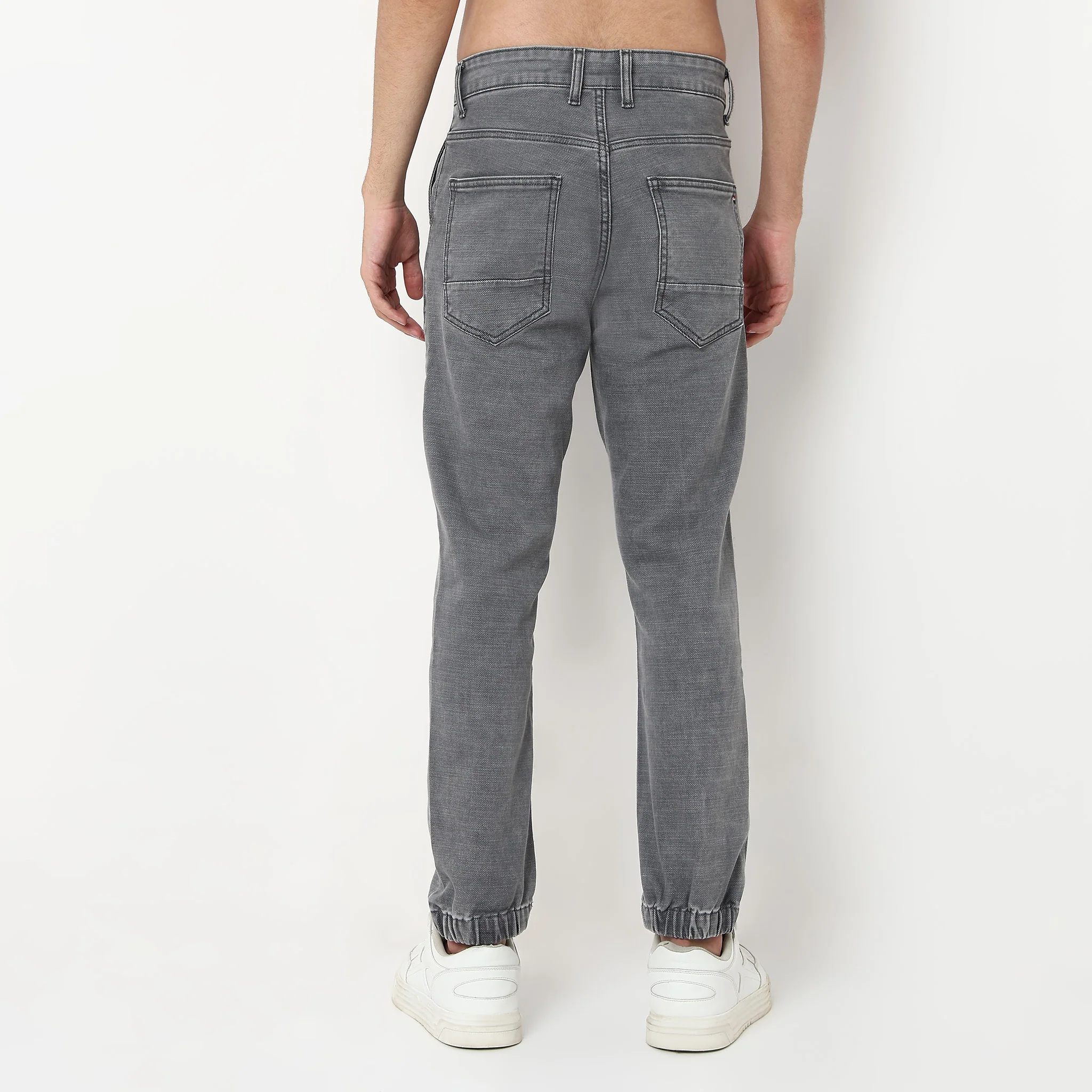 Solid Jogger Fit Jeans - Image 8