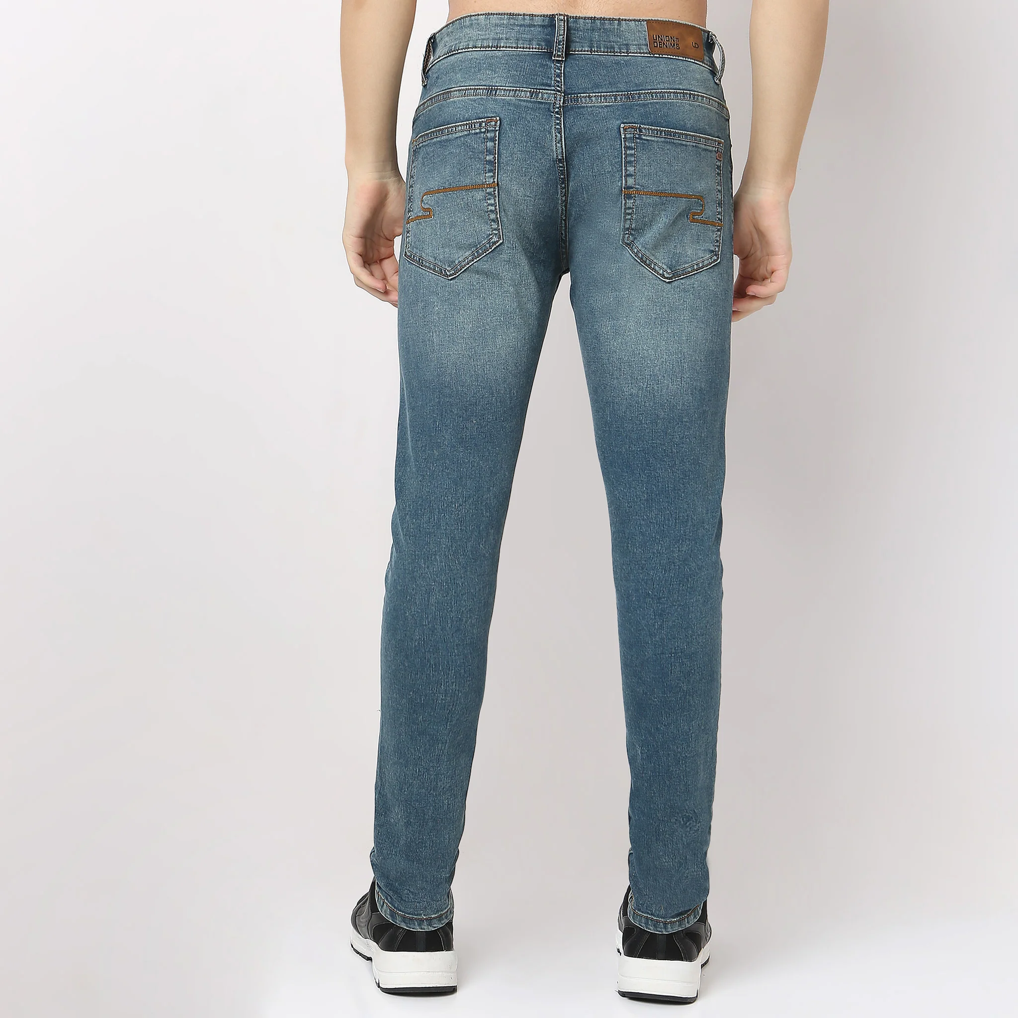 Union of Denim® - Origin Tinted With 3D Whisker Jeans With E-fast® Stretch - Skinny Fit - Image 3