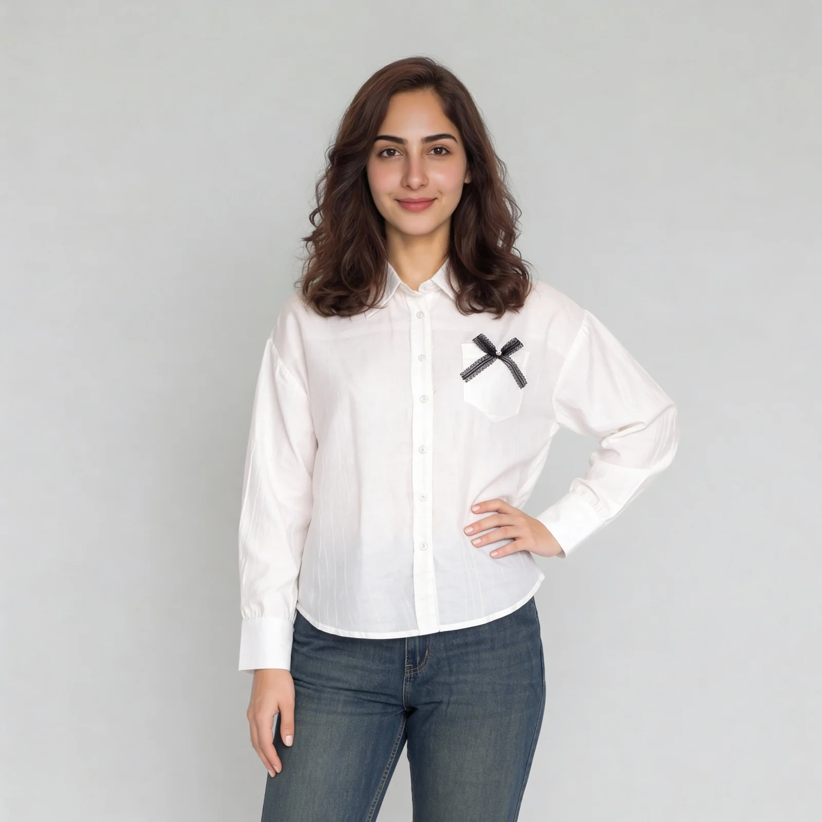Solid Full Sleeve Shirt - Image 2