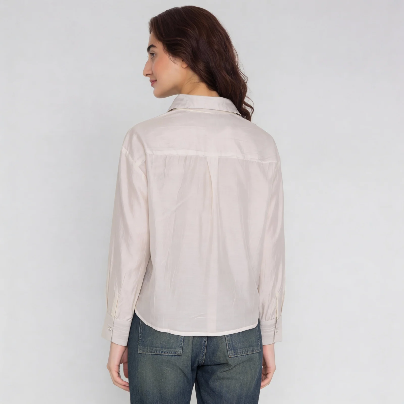 Solid Full Sleeve Shirt - Image 3
