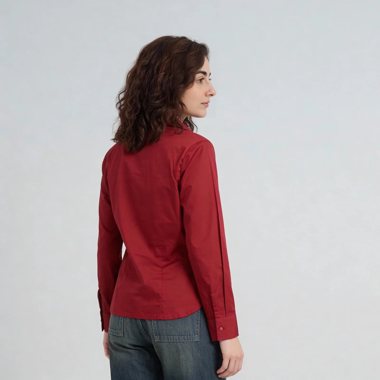 Solid Full Sleeve Shirt - Image 3