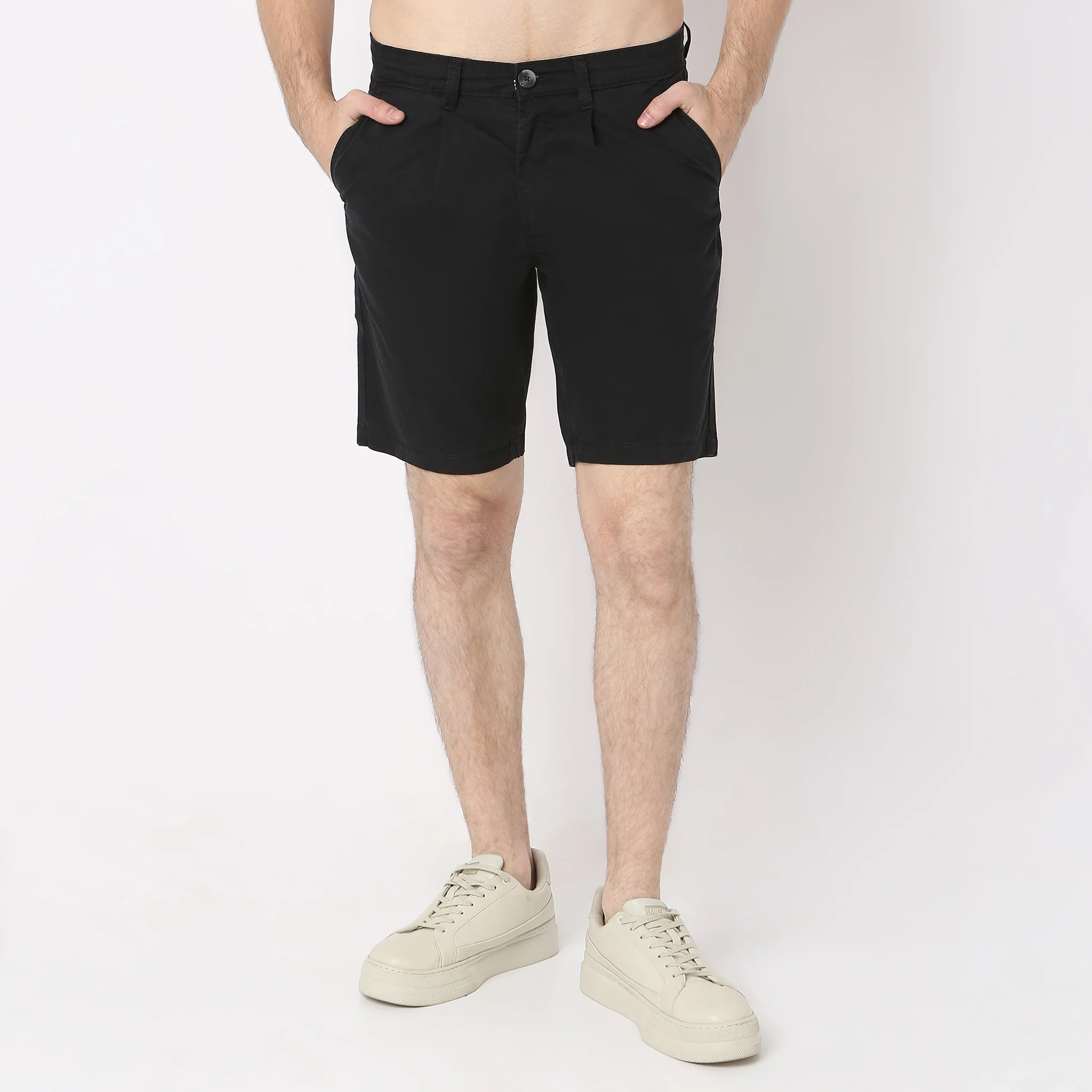 Varsity Activeᵉˣ Shorts - Cotton Chino With E-fast® Stretch - Knee Length With Active Waist - Image 12