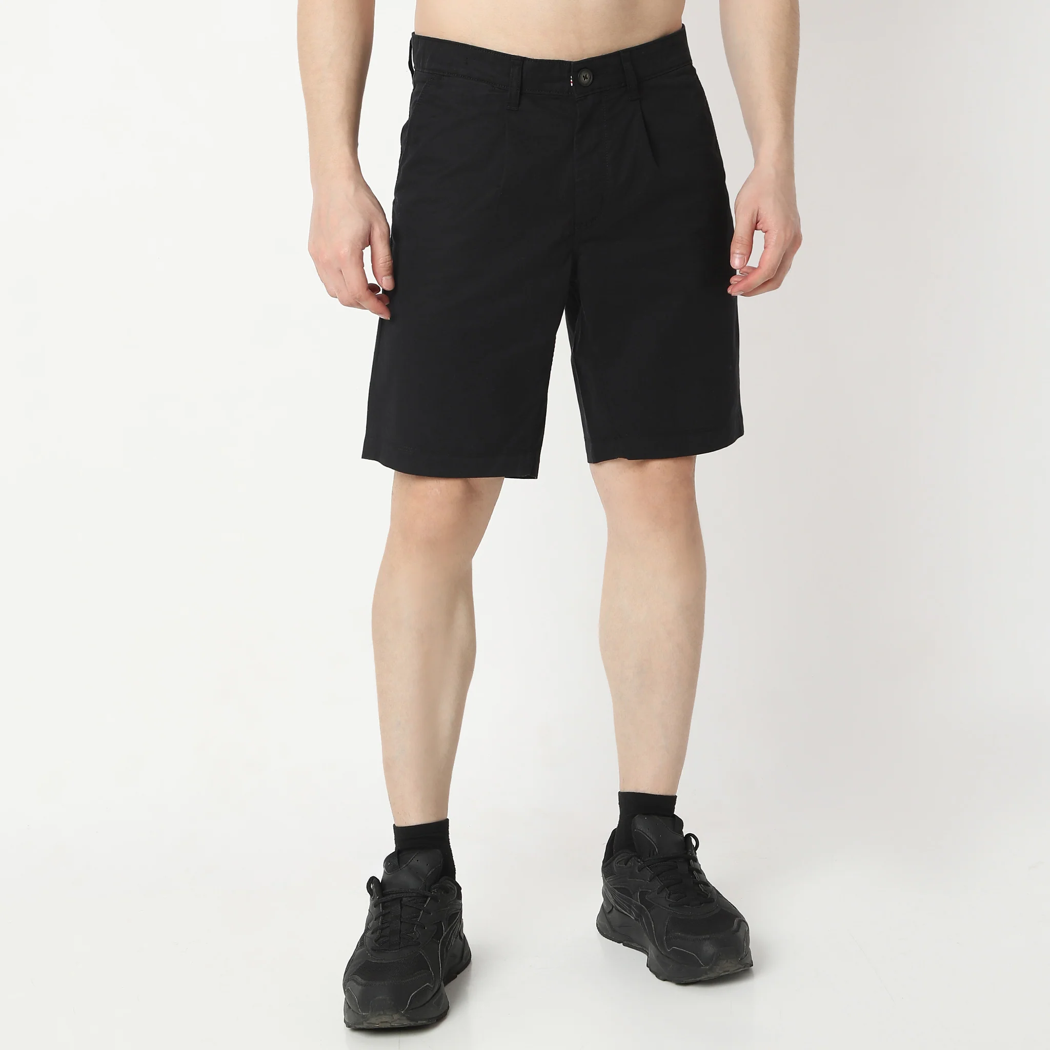 Varsity Activeᵉˣ Shorts - Cotton Chino With E-fast® Stretch - Knee Length With Active Waist - Image 17