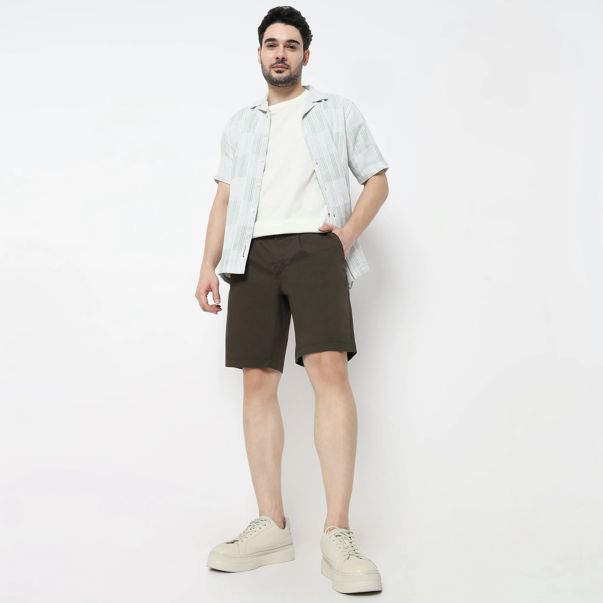 Varsity Activeᵉˣ Shorts - Cotton Chino With E-fast® Stretch - Knee Length With Active Waist - Image 26