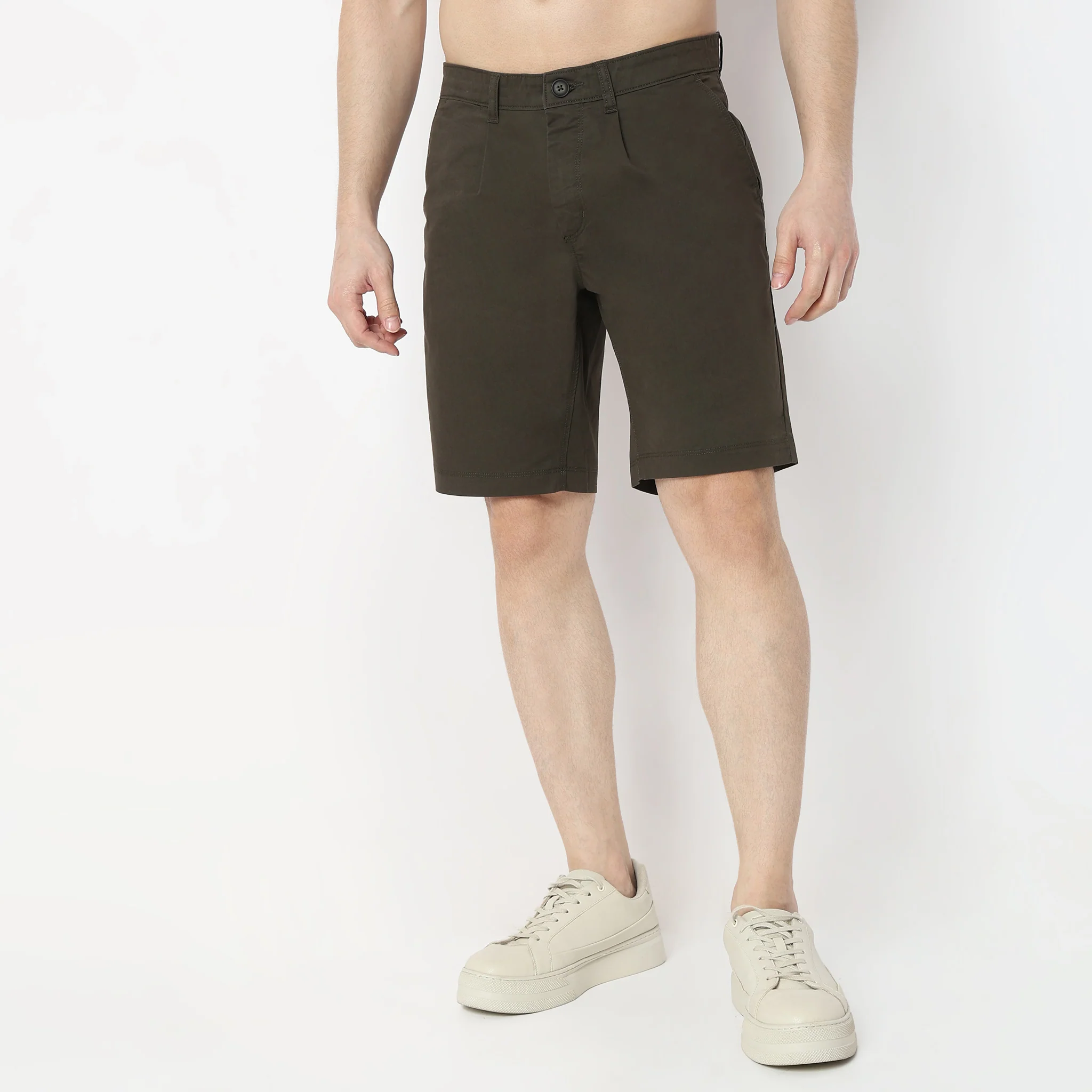 Varsity Activeᵉˣ Shorts - Cotton Chino With E-fast® Stretch - Knee Length With Active Waist - Image 27