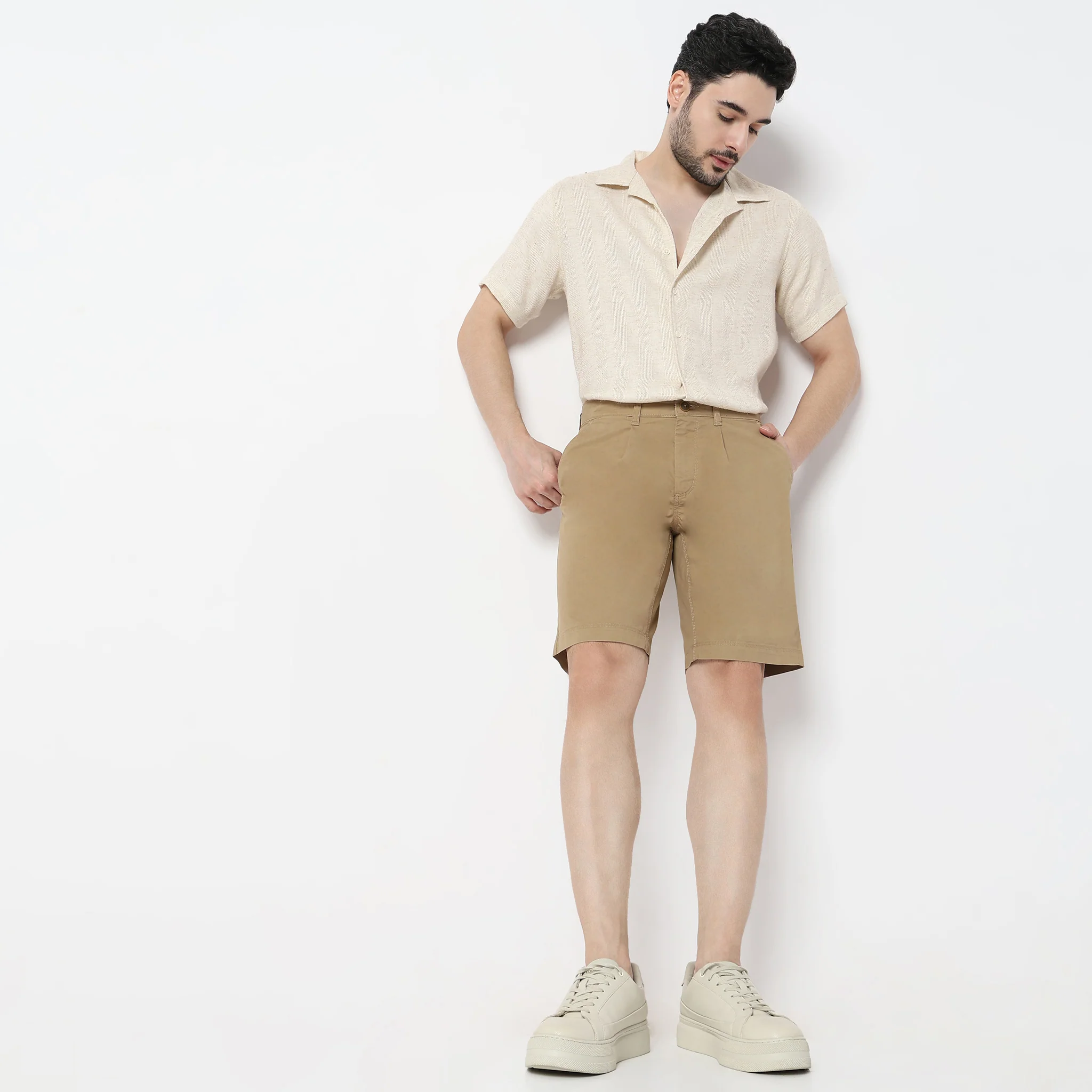 Varsity Activeᵉˣ Shorts - Cotton Chino With E-fast® Stretch - Knee Length With Active Waist - Image 31