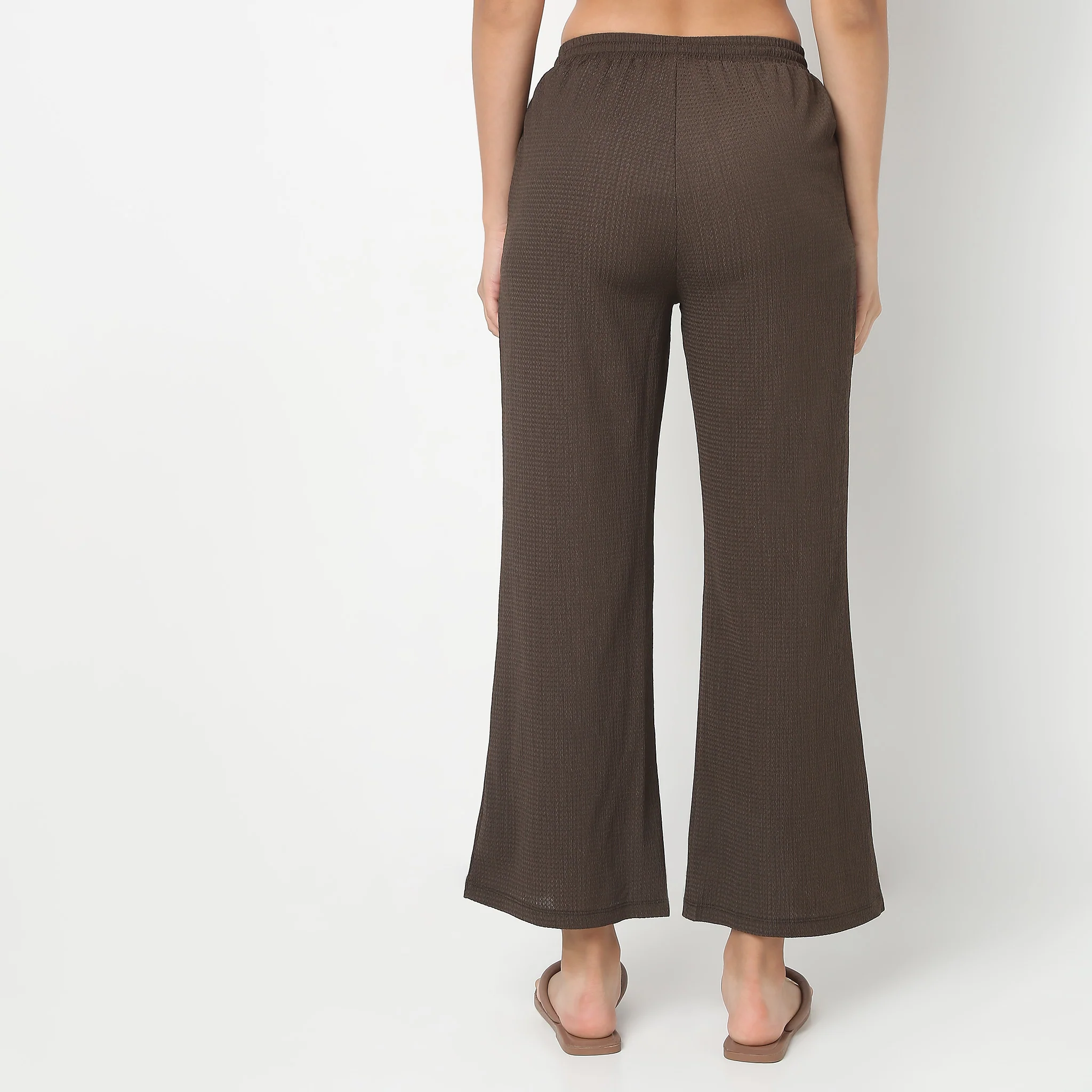 Solid Loungewear Palazzo - Image 3