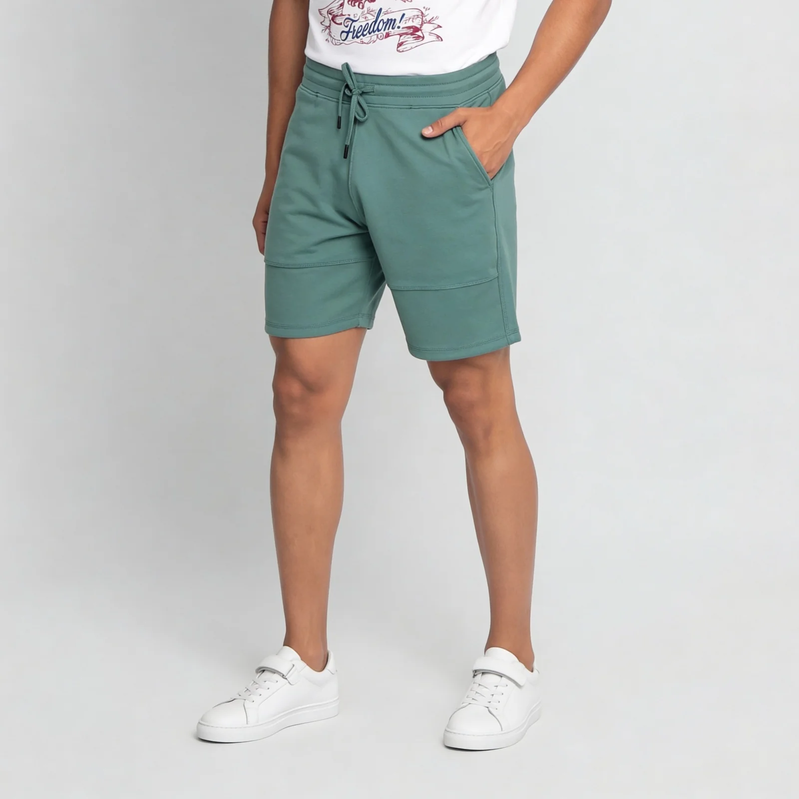 Solid Mid Rise Aero Shorts - Image 12