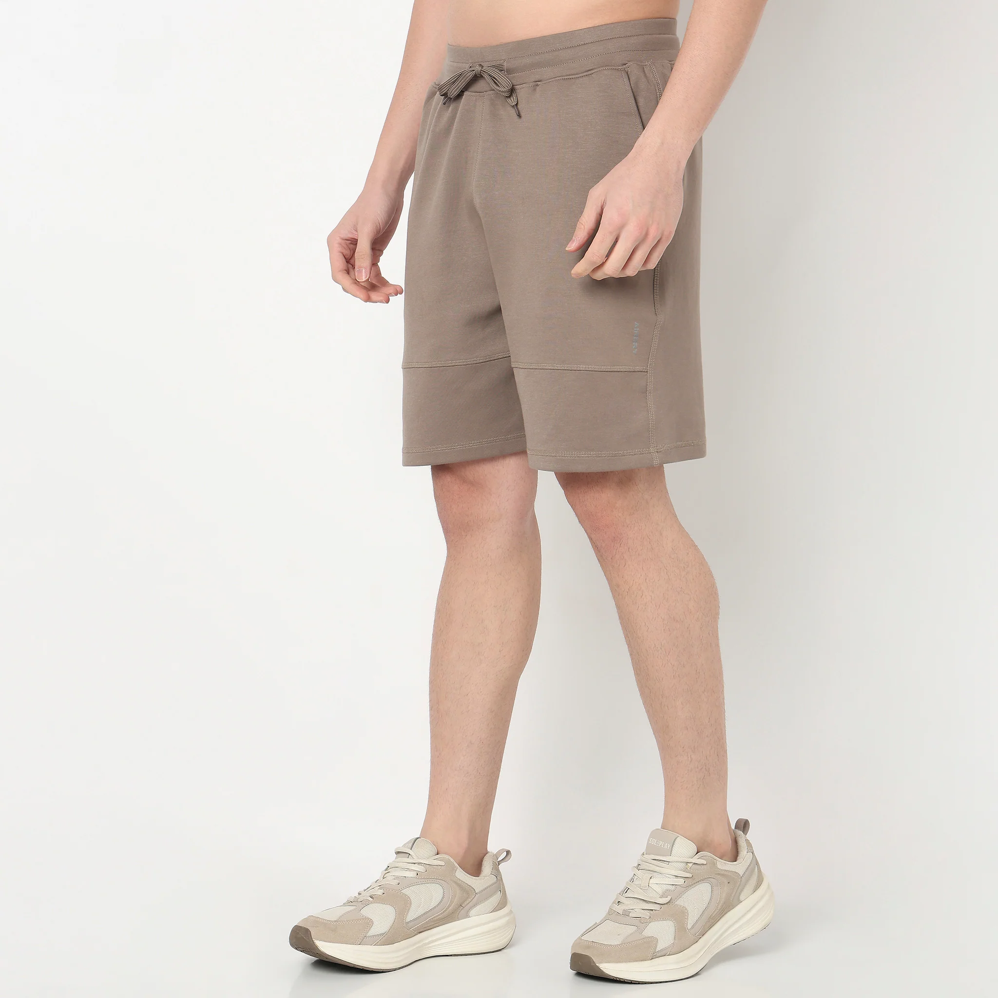 Solid Mid Rise Aero Shorts - Image 5
