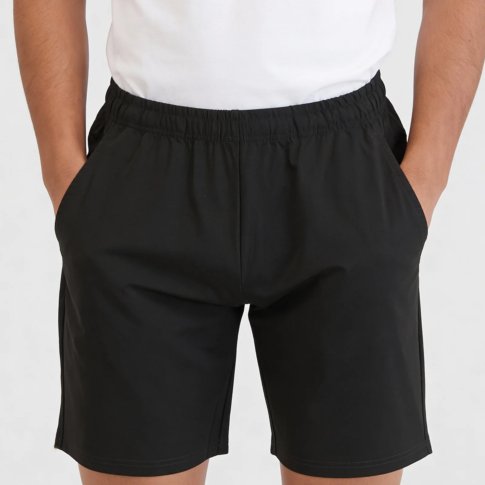 Solid Mid Rise Flex shorts - Image 9