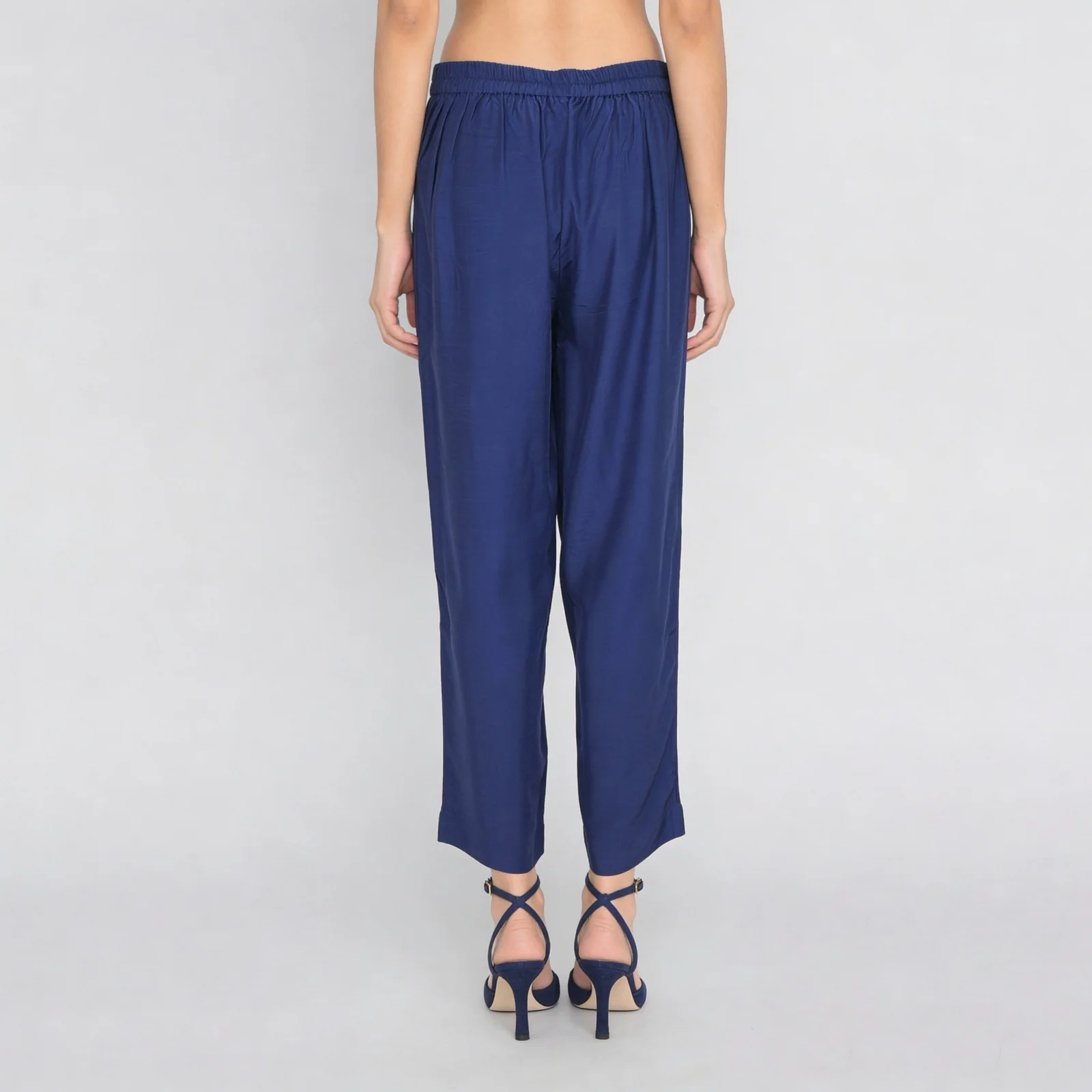 Solid Mid Rise Travel Pants - Image 3